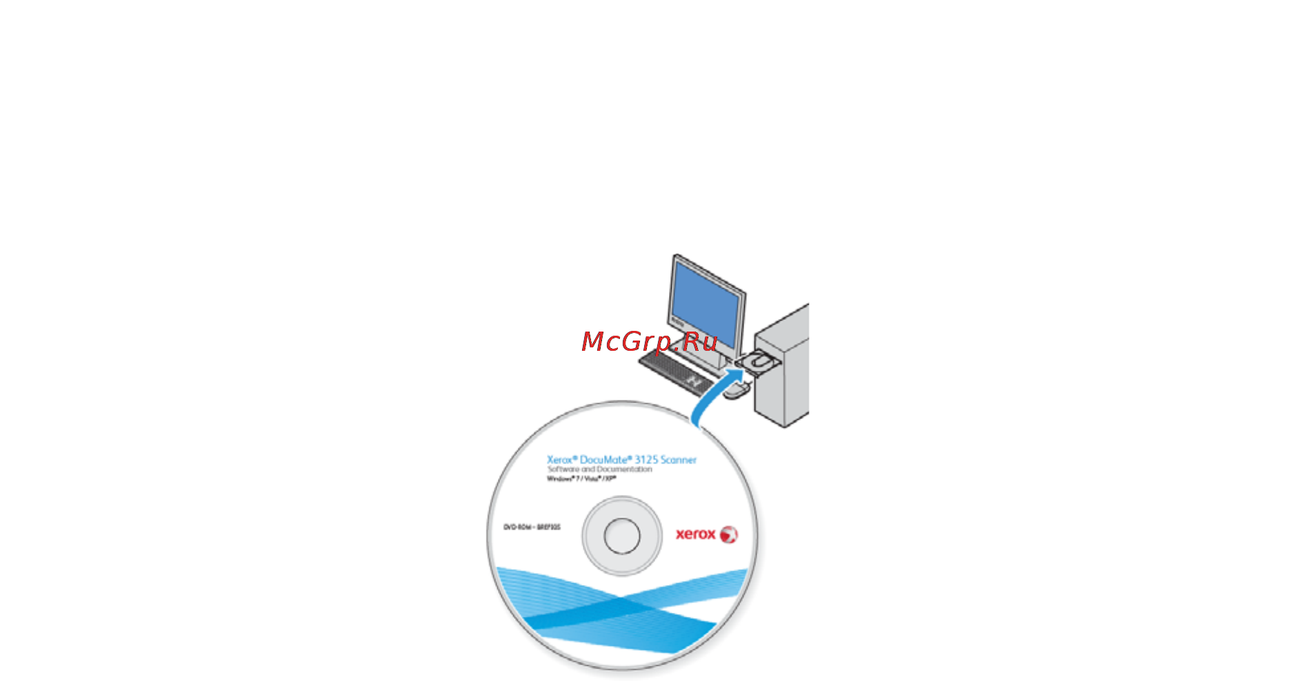Xerox documate 3125 [27/210] Подключение сканера и установка программного обеспечения
