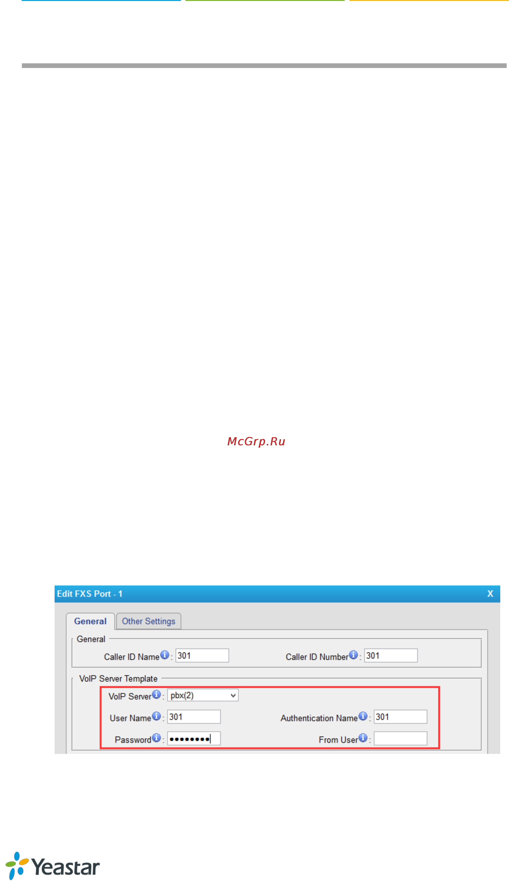 Yealink TA1610 [19/66] Voip settings
