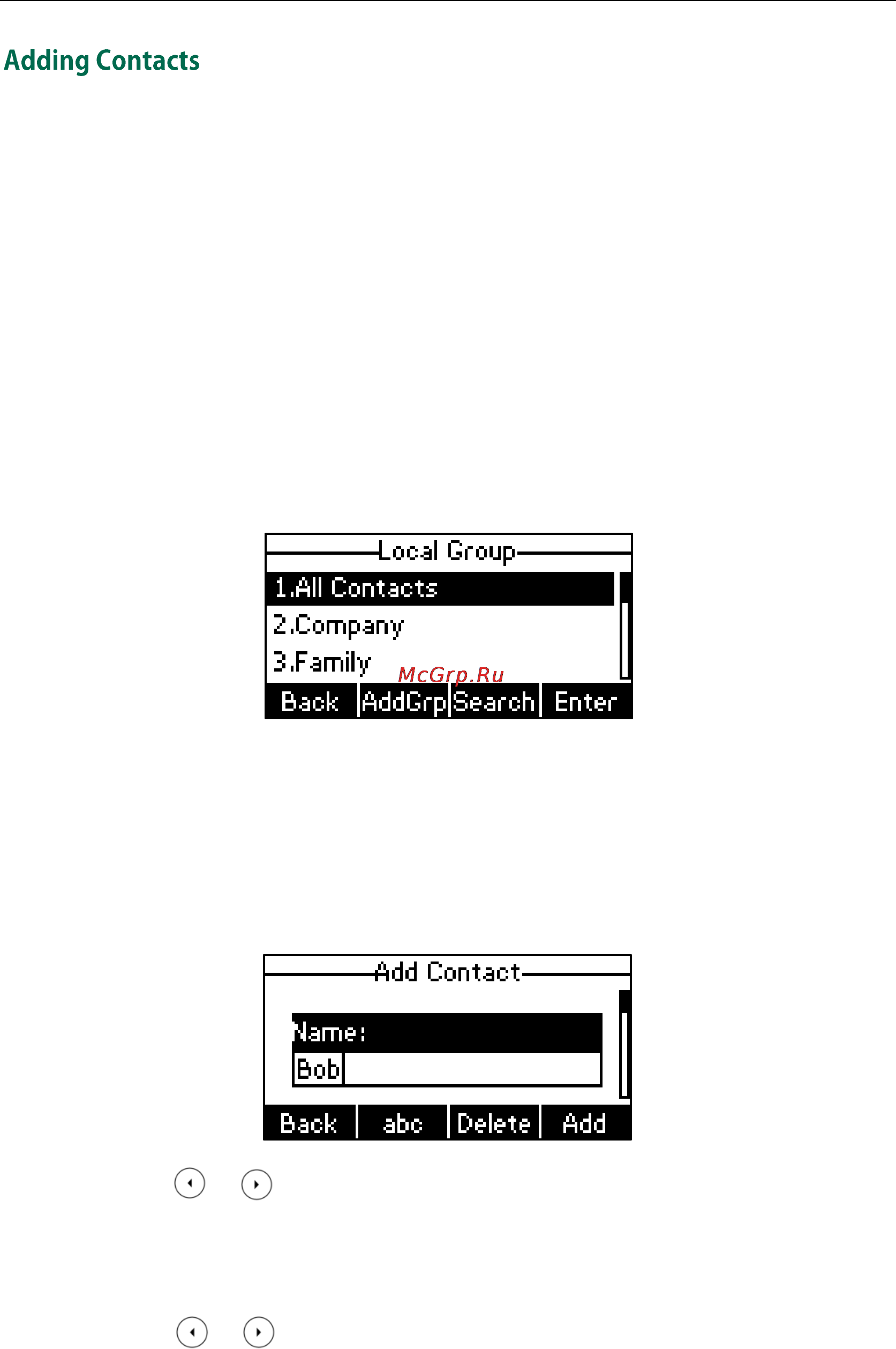 Yealink sip-t21p e2 [41/142] Adding contacts