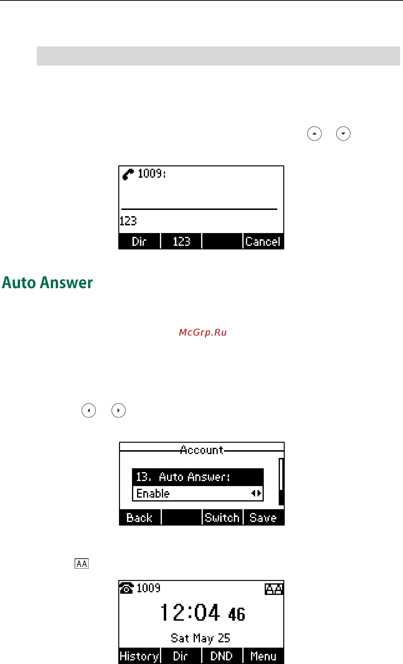 Yealink sip-t21 [78/142] Auto answer