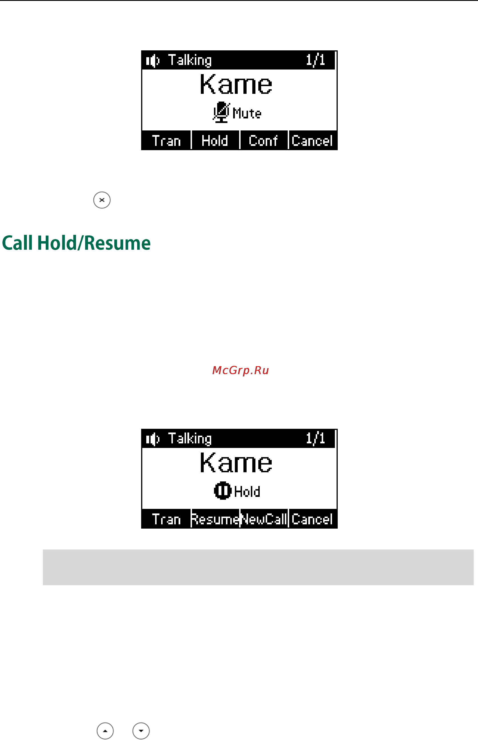 Yealink sip-t21 [82/142] Call hold resume