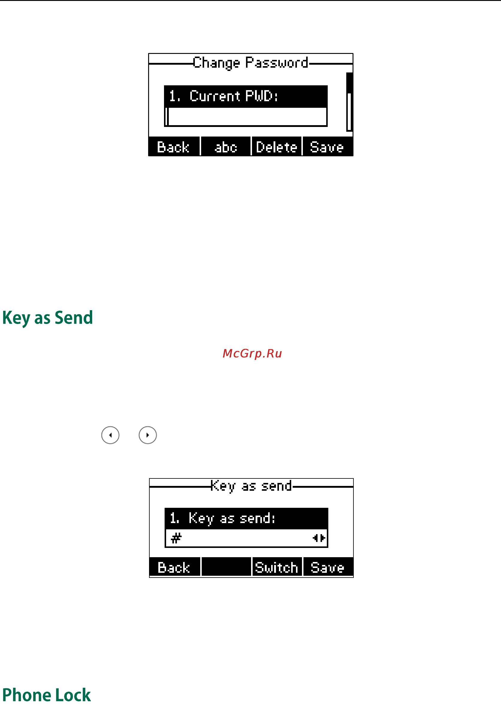Yealink sip-t23g [40/180] Key as send