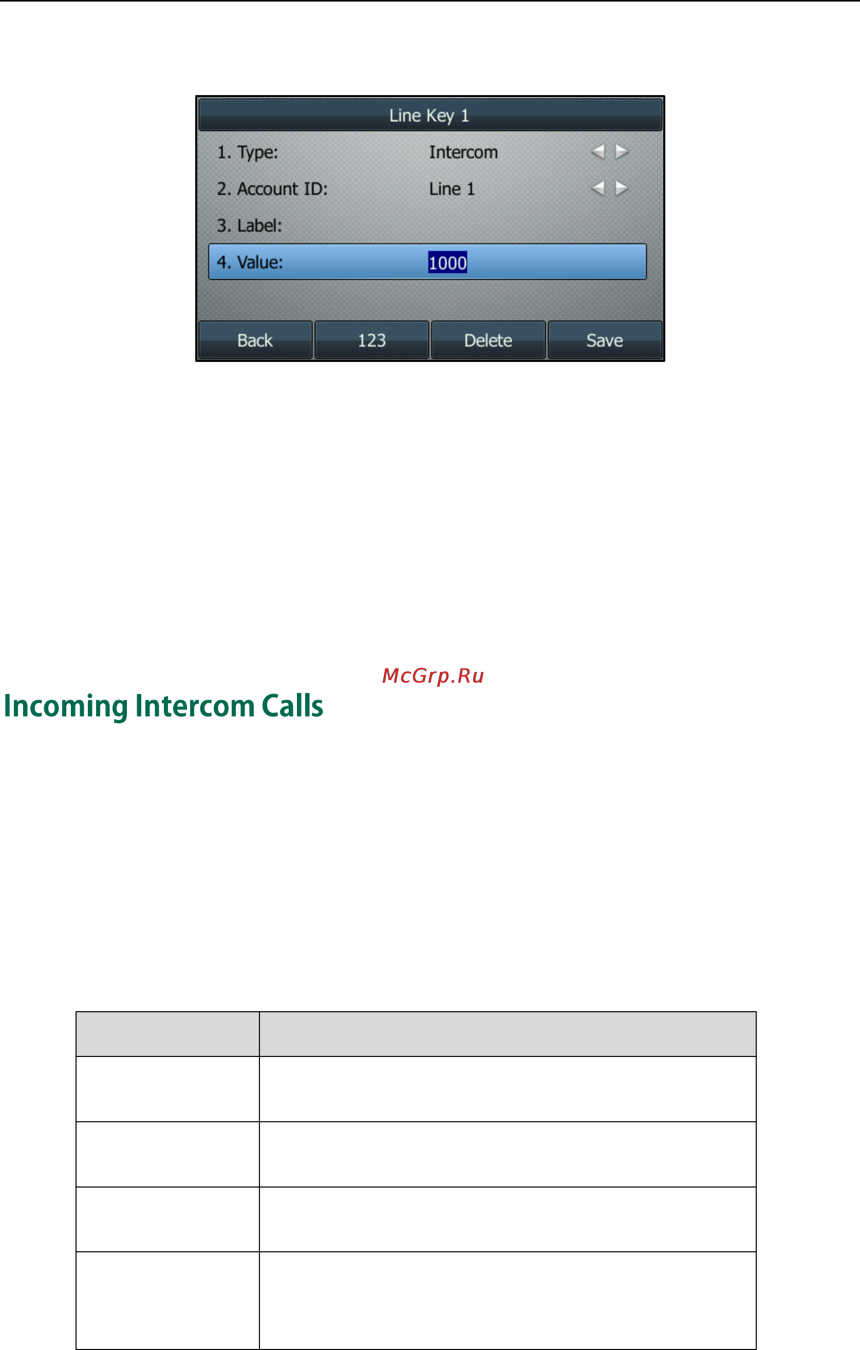 Yealink sip-t46g [135/166] Incoming intercom calls