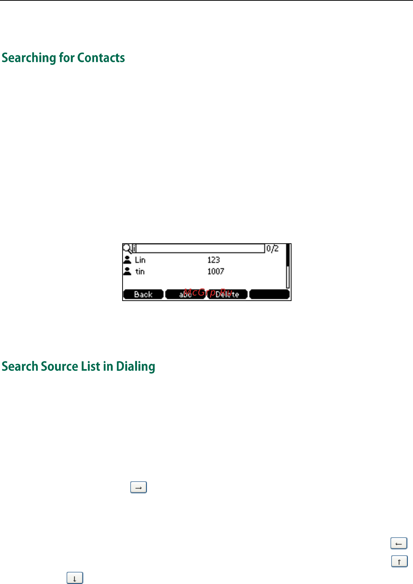 Yealink sip-t41p [43/136] Searching for contacts