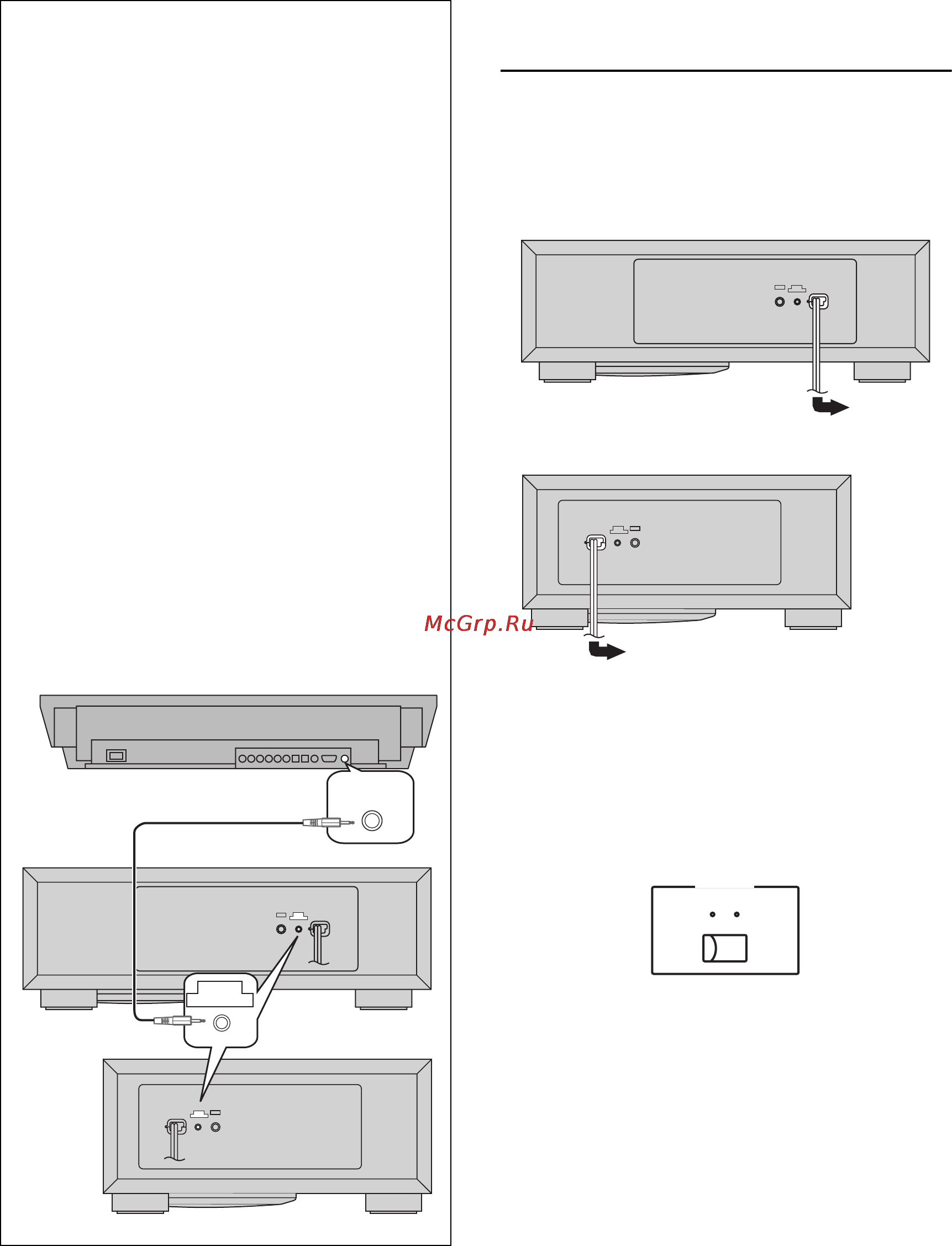 Yamaha YST-FSW050 [6/80] Connecting the components and the subwoofer to the ac power