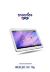 Wexler .tab 10q 16gb + 3g silver Инструкция по эксплуатации