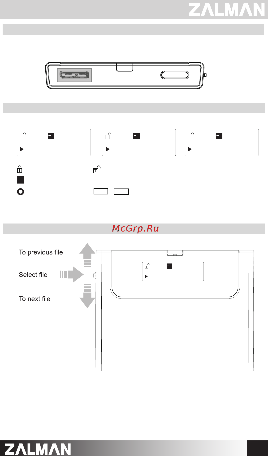 Zalman zm-ve350 [4/6] Mode selesct