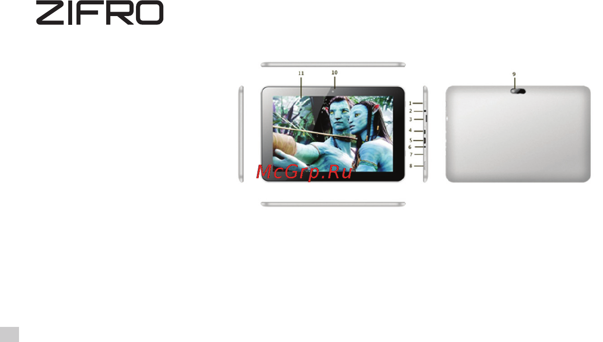 ZIFRO zt-1002 (bl) 8gb, 10.1