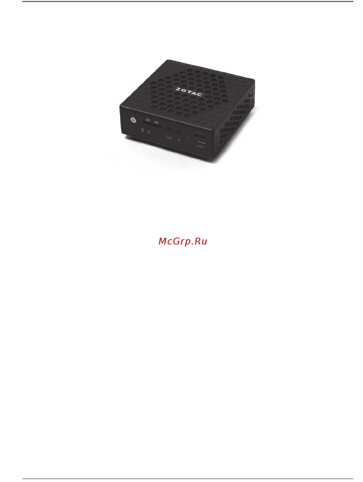 Zotac zbox-ci321nano-be Инструкция по эксплуатации онлайн