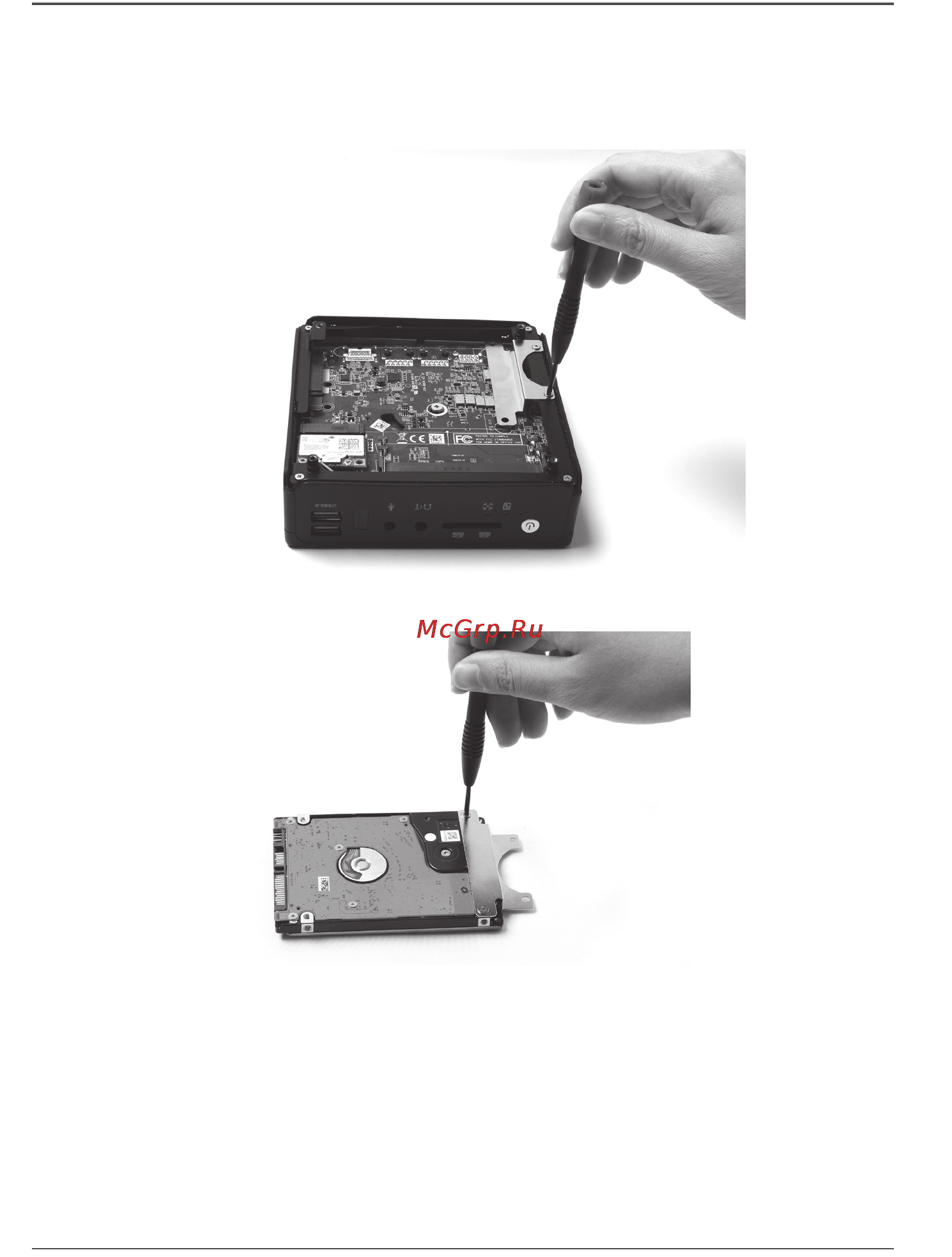Zotac zbox-ci321nano-be [10/20] Installing a hard disk