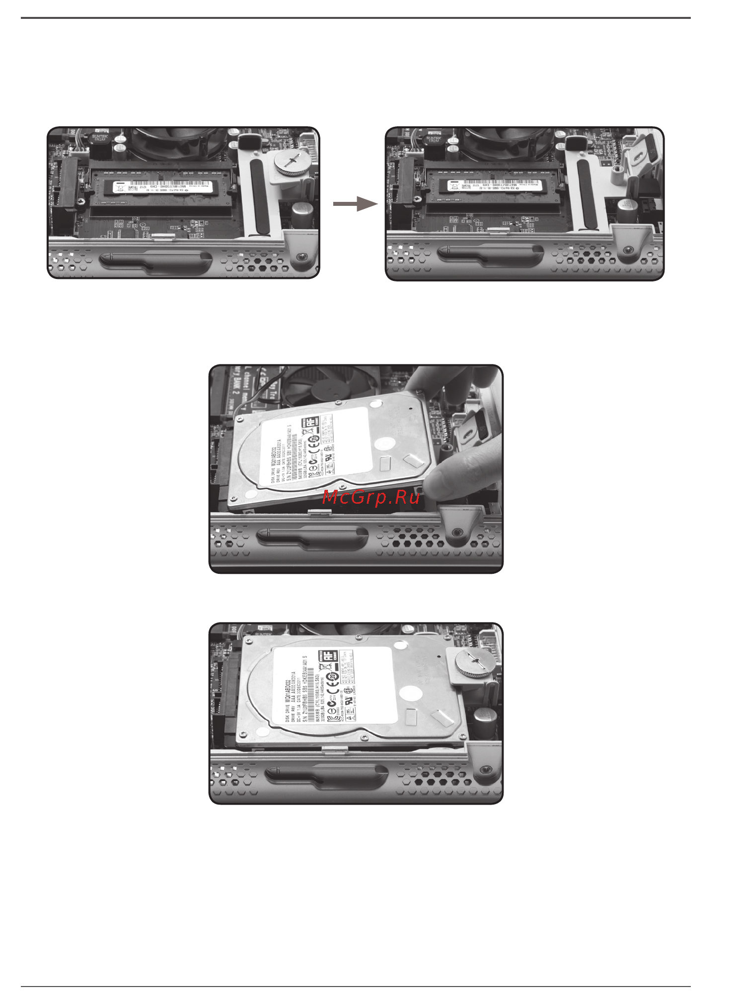 Zotac zbox-bi319-e [10/16] Installing a hard disk