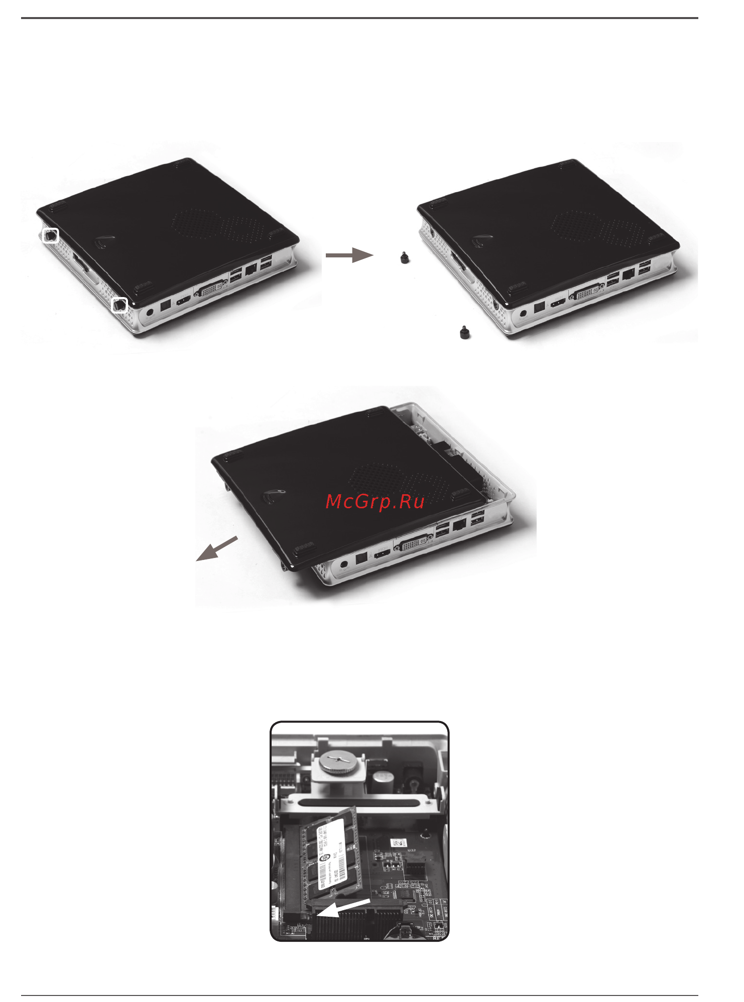 Zotac zbox-bi319-e [8/16] Installing hardware inside zotac zbox