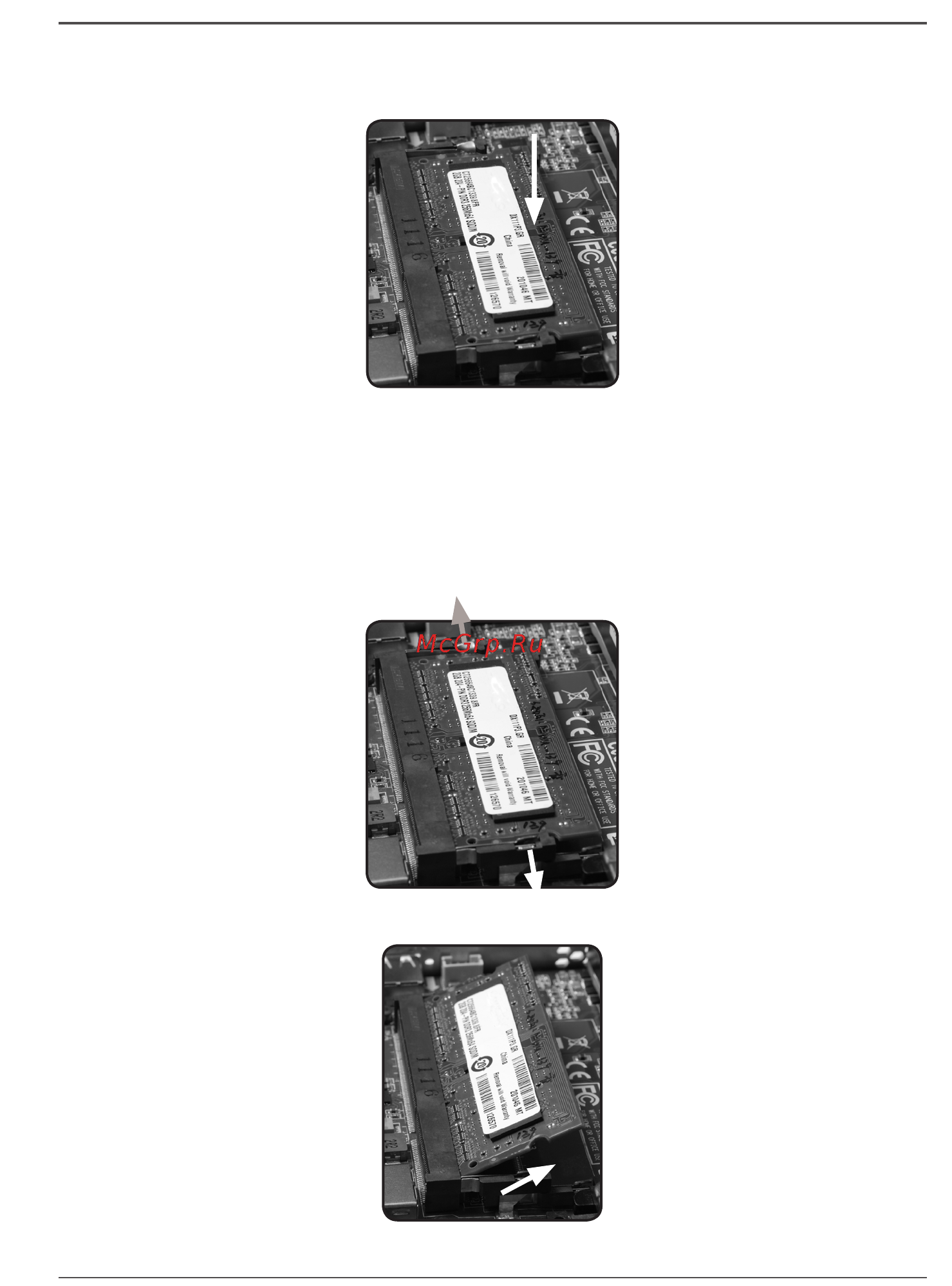 Zotac zbox-bi320-e [10/18] Removing the memory module