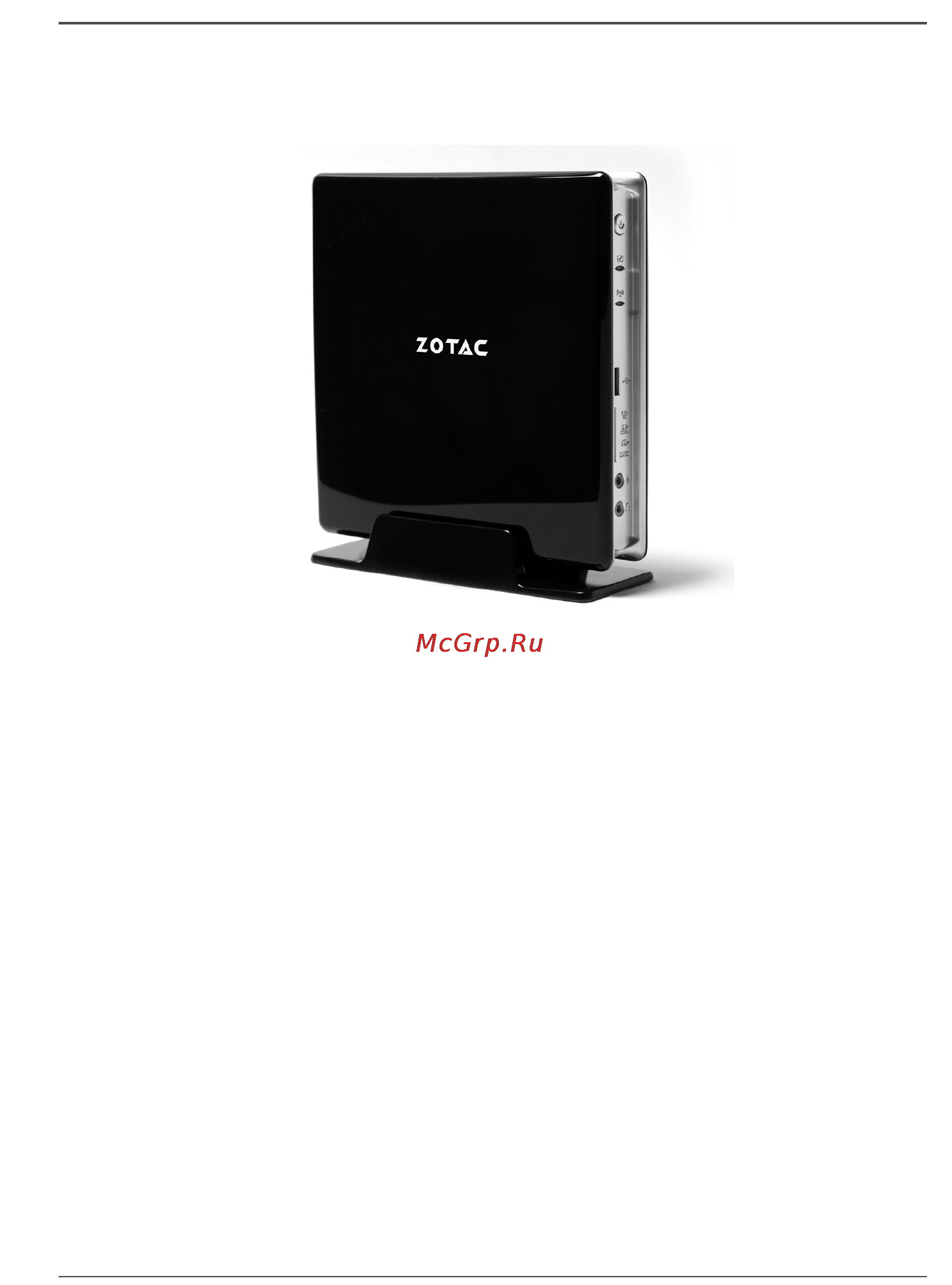Zotac zbox-bi320-e [2/18] Zotac zbox user s manual