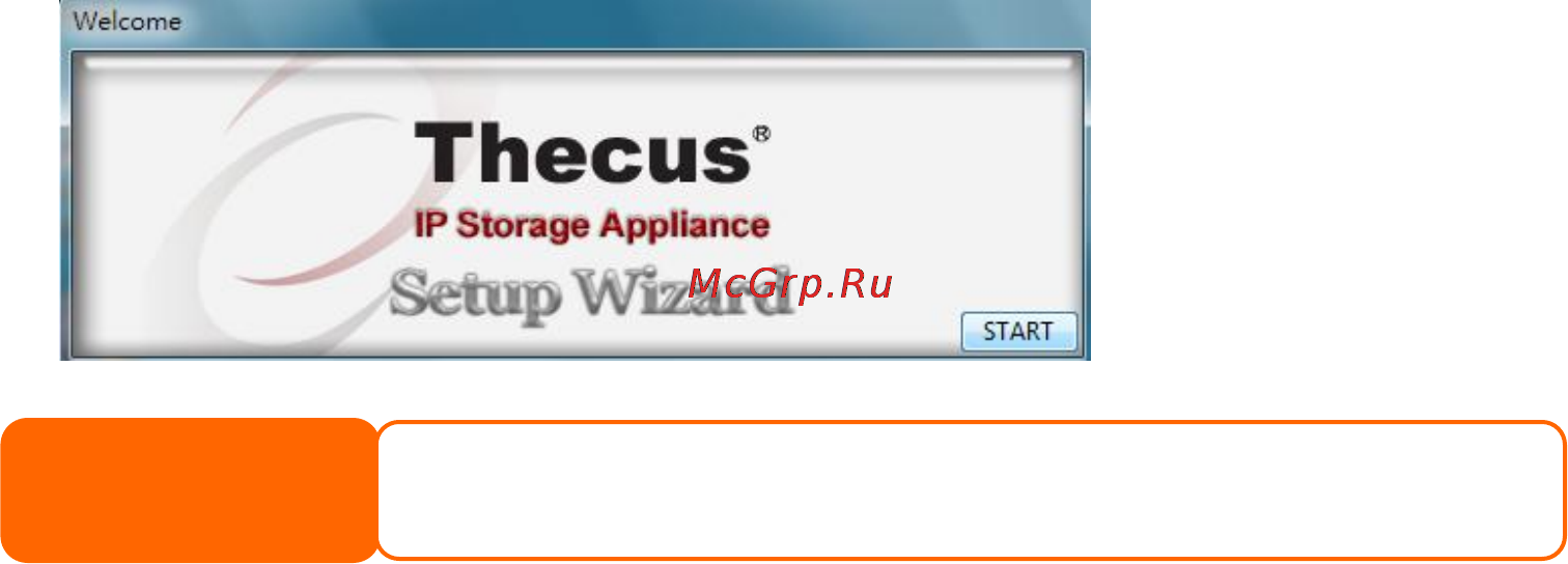 Thecus N 8900 [54/267] Мастер установок thecus setup wizard