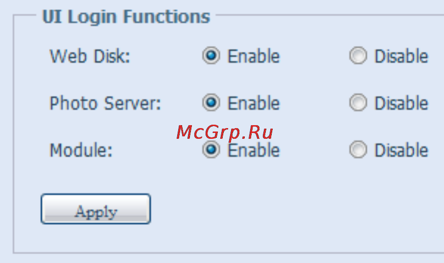 Thecus N8880U-10G [86/267] Ui login function функция входа в веб интерфейс