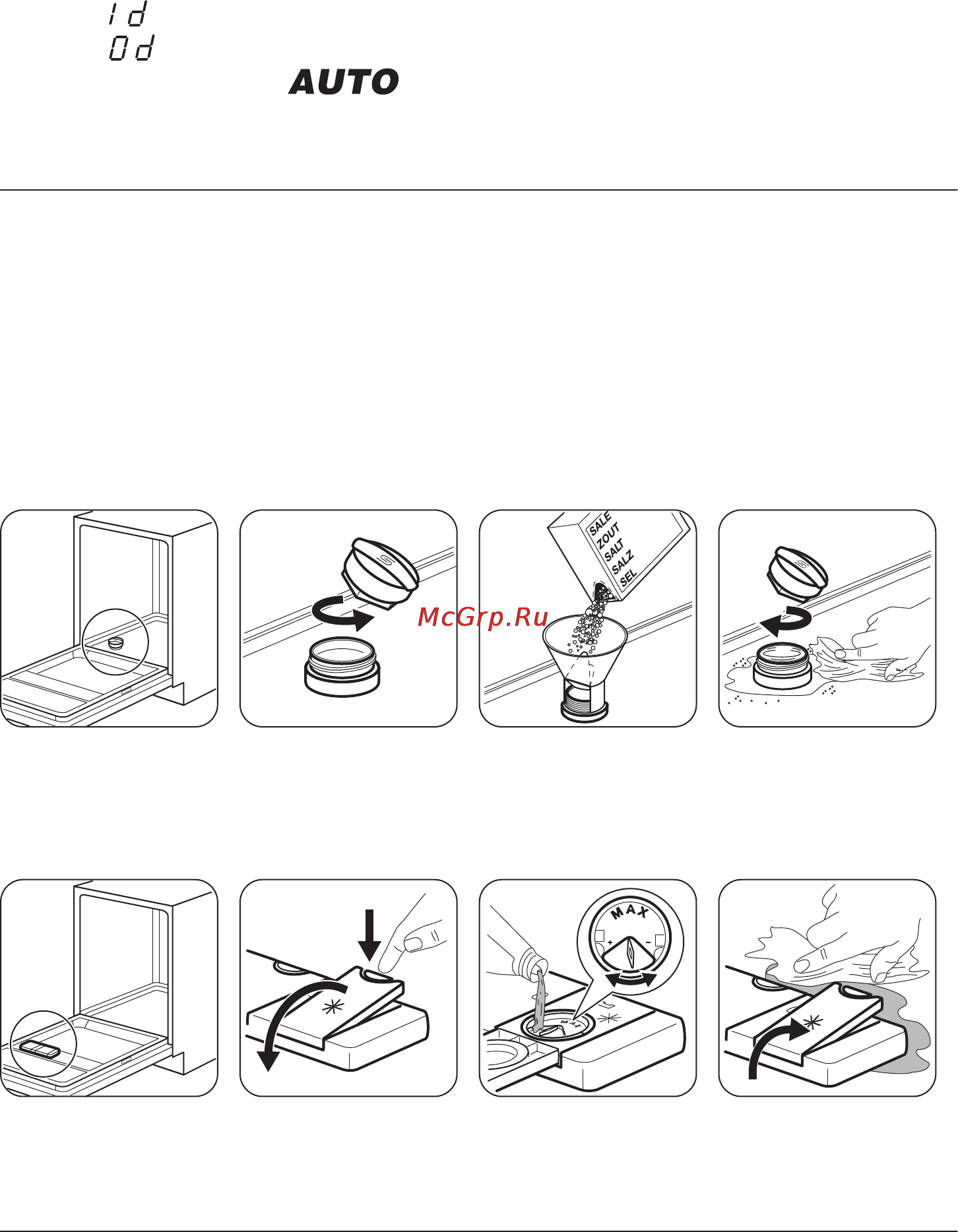 Zanussi zdf92600xa [10/60] Тұз қосу