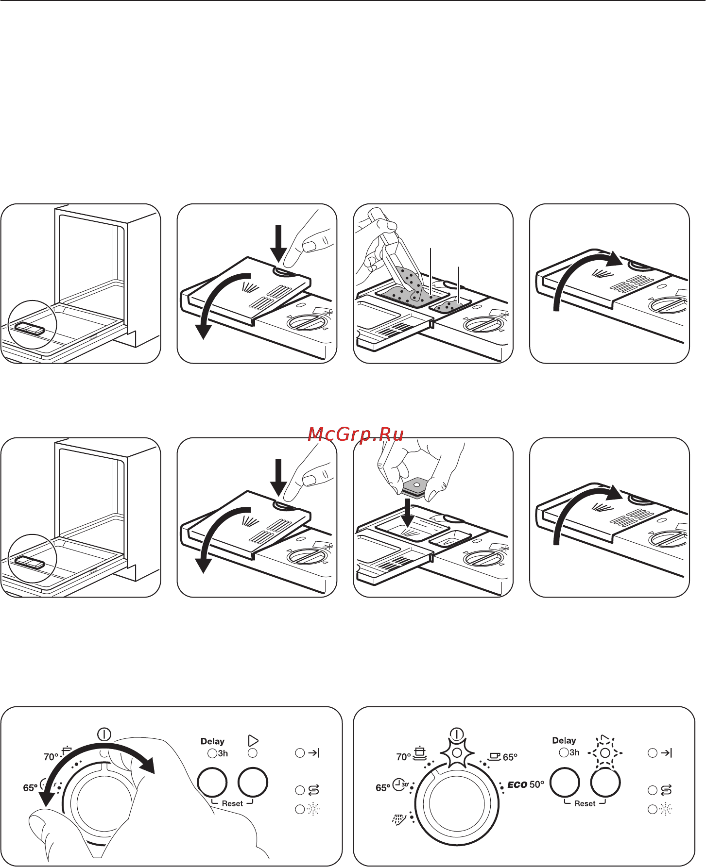 Zanussi zds 91200wa [9/48] Жуғыш затты қосу
