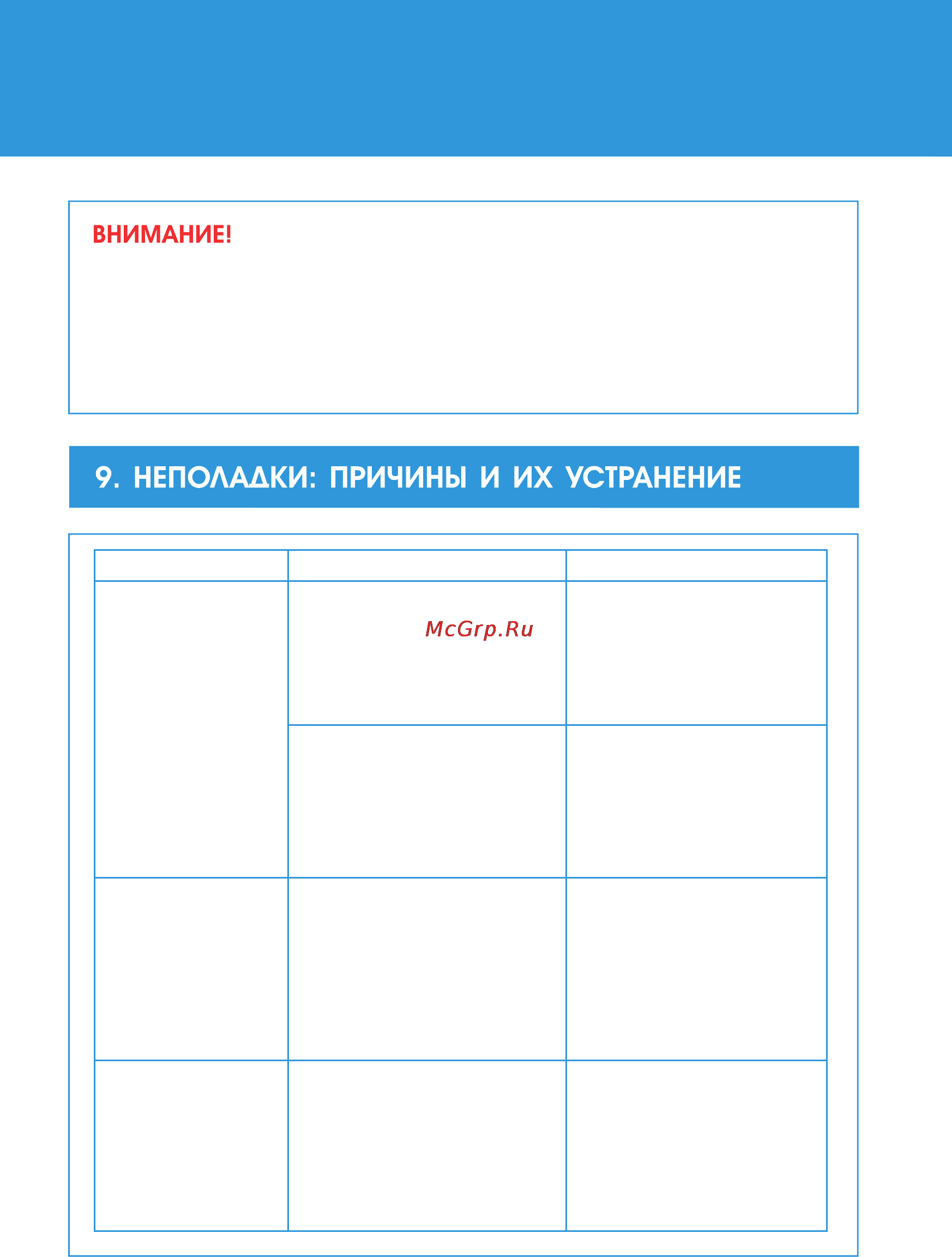 Джилекс фекальник 200/10 [12/16] Неполадки причины и их устранение