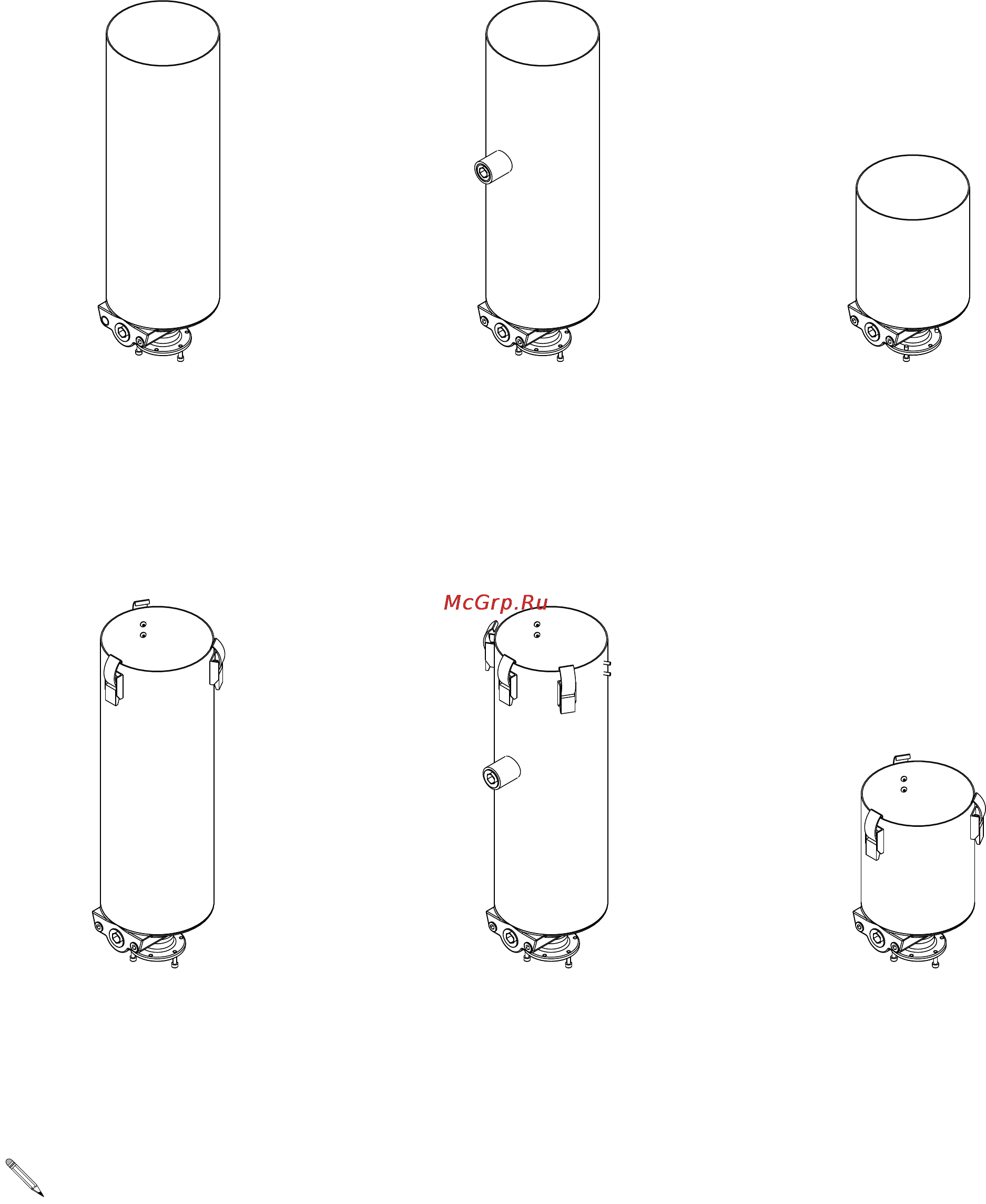 Graco PR70 [44/74] Tanks for use with dust covers