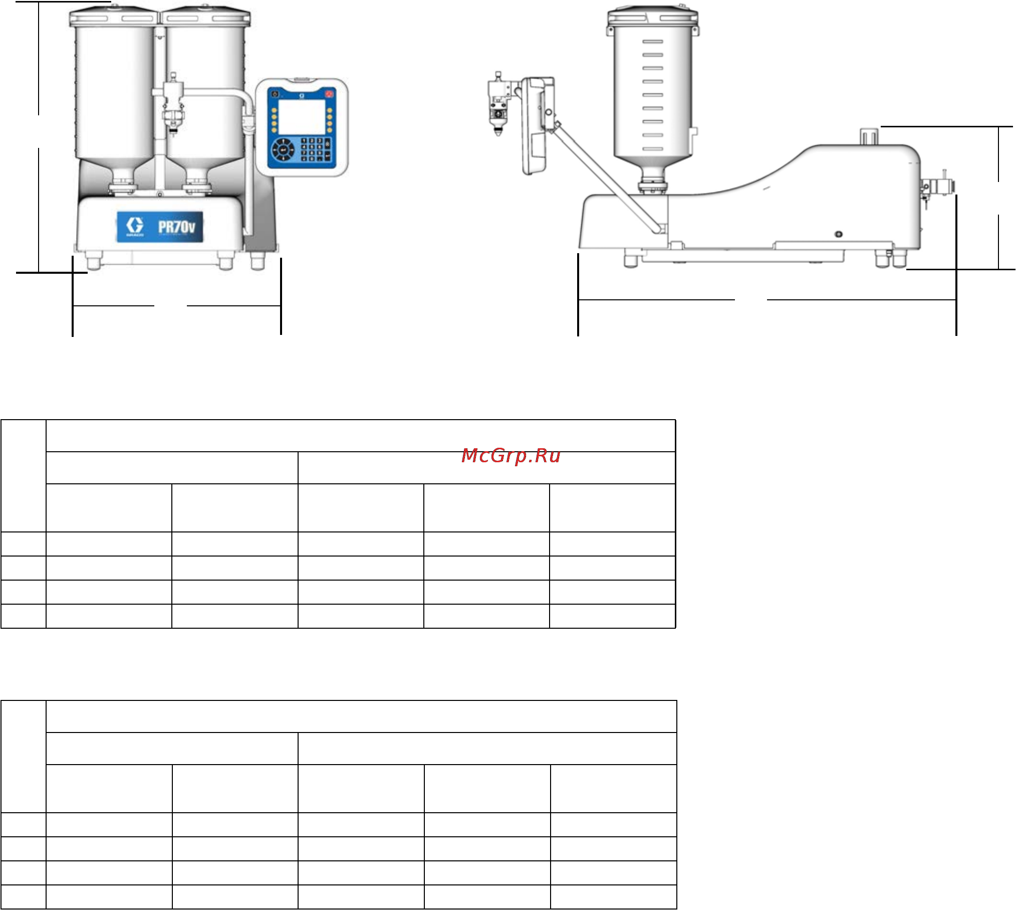 Graco PR70 [70/74] Dimensions