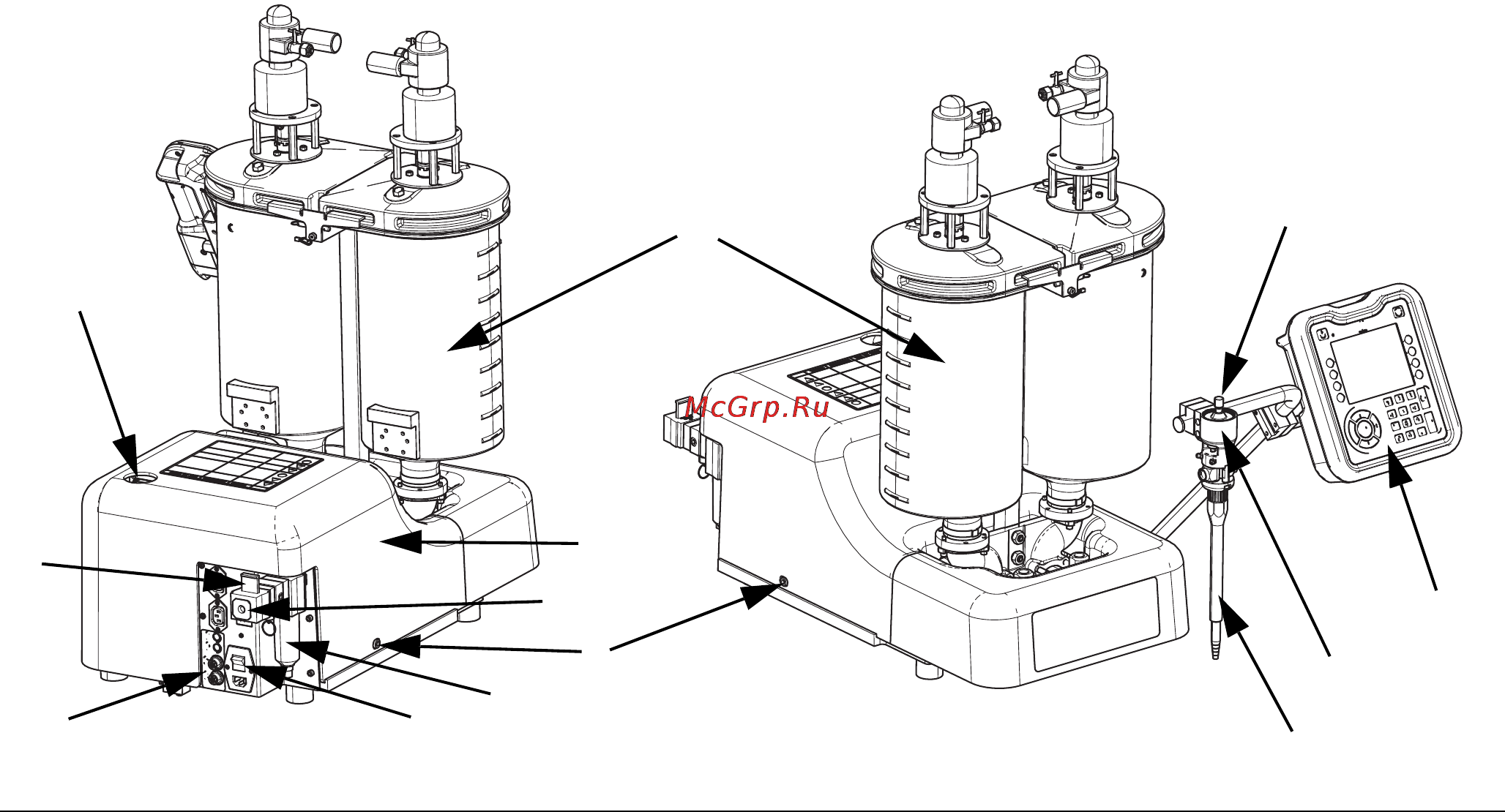 Graco PR70f [7/84] Component identification