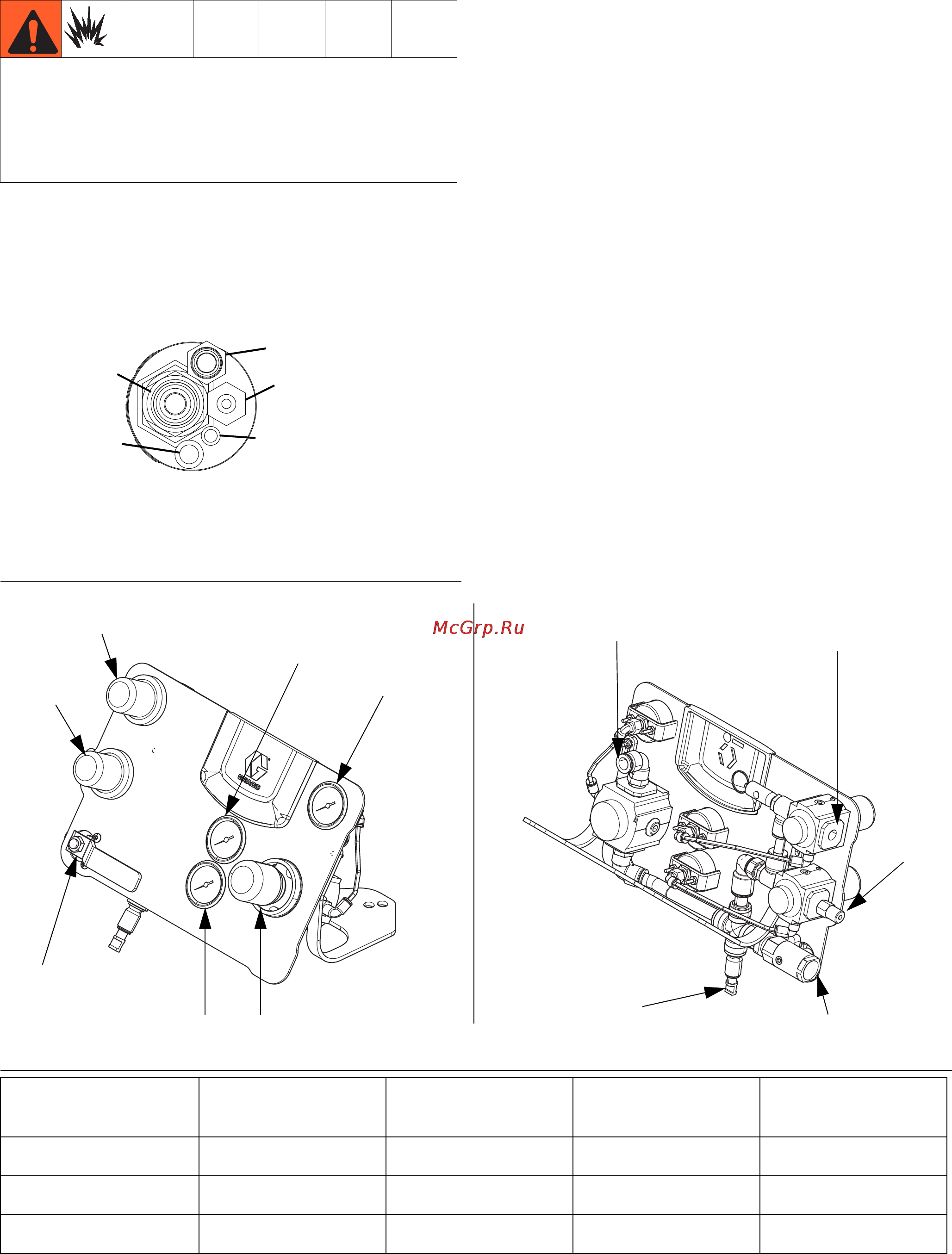 Graco FRP [21/86] Подключение подачи жидкости и воздуха