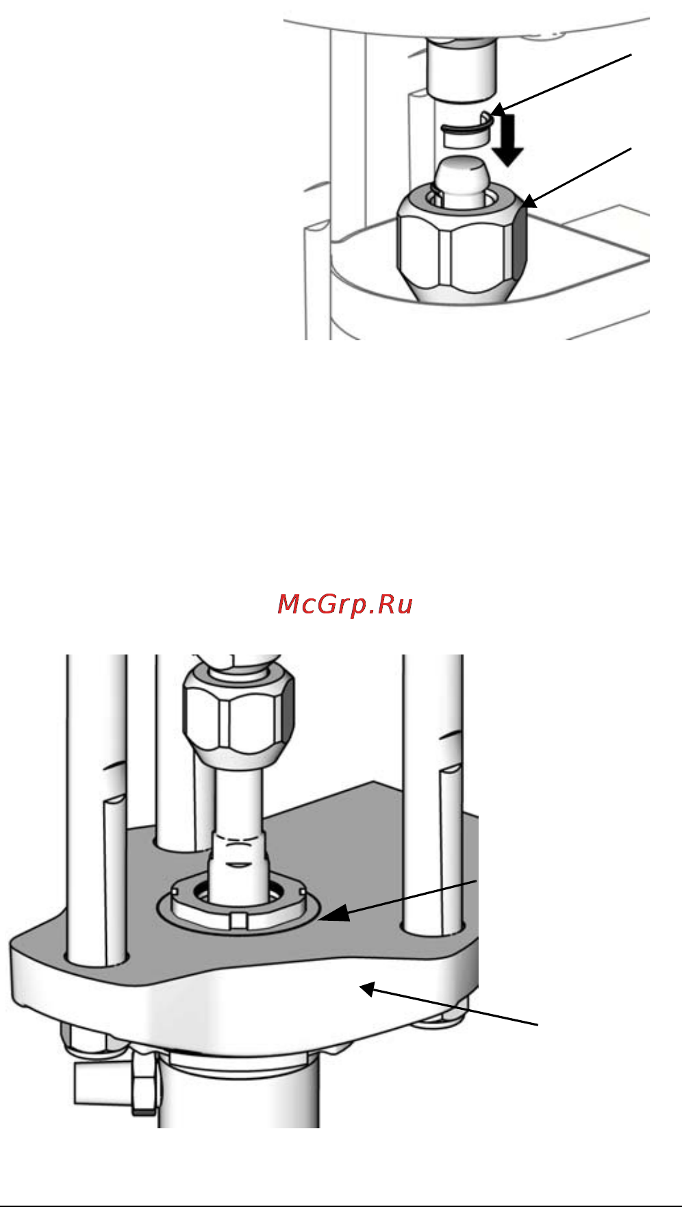 Graco FRP [43/86] Подсоединение поршневого насоса