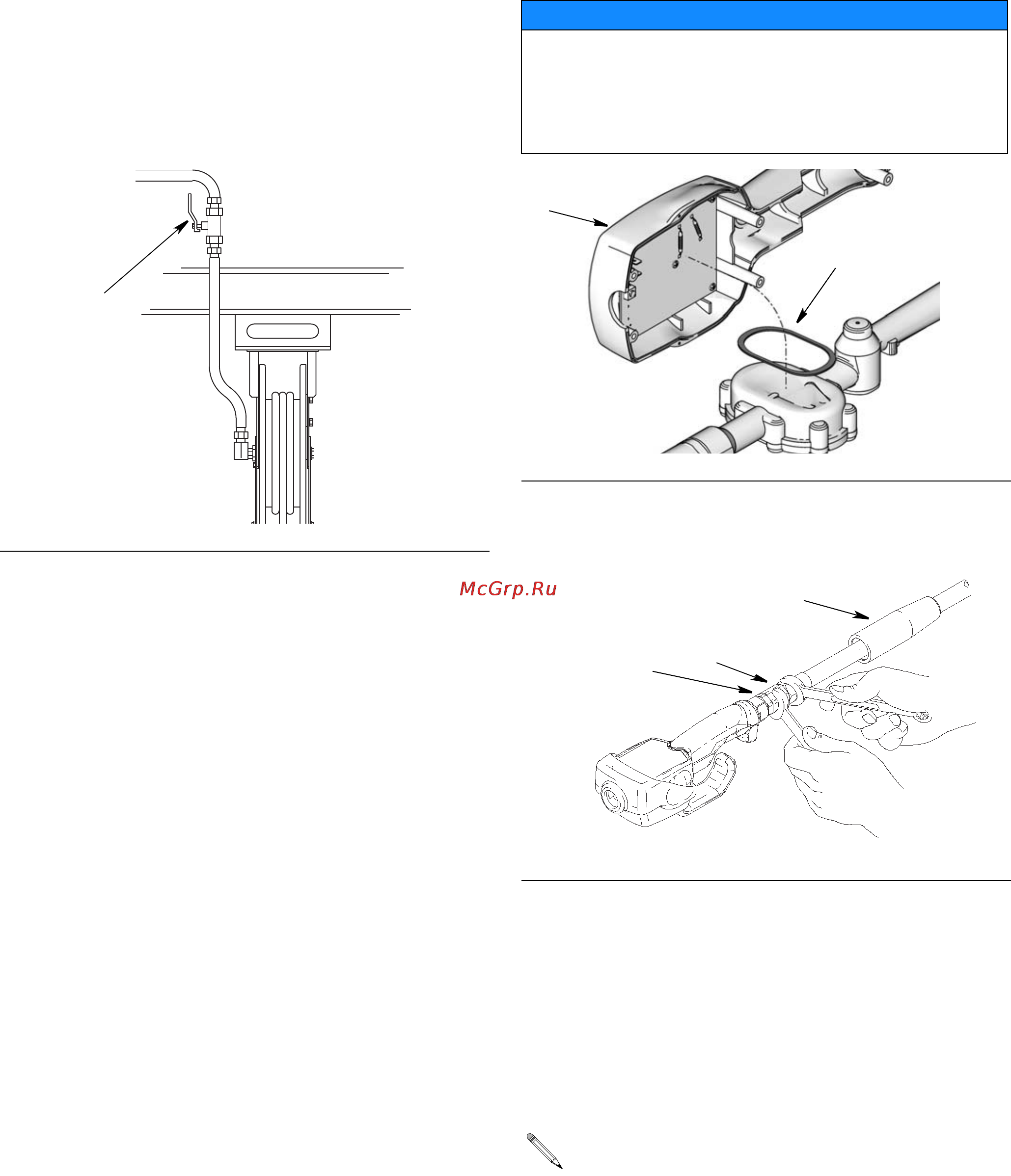 Graco 24F891 LDM5 [7/34] Connecting hose to meter