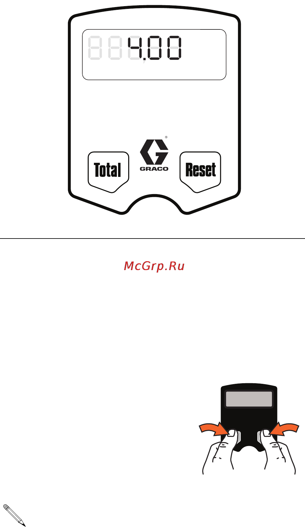 Graco 255751 LDM5 [9/34] Keypad buttons