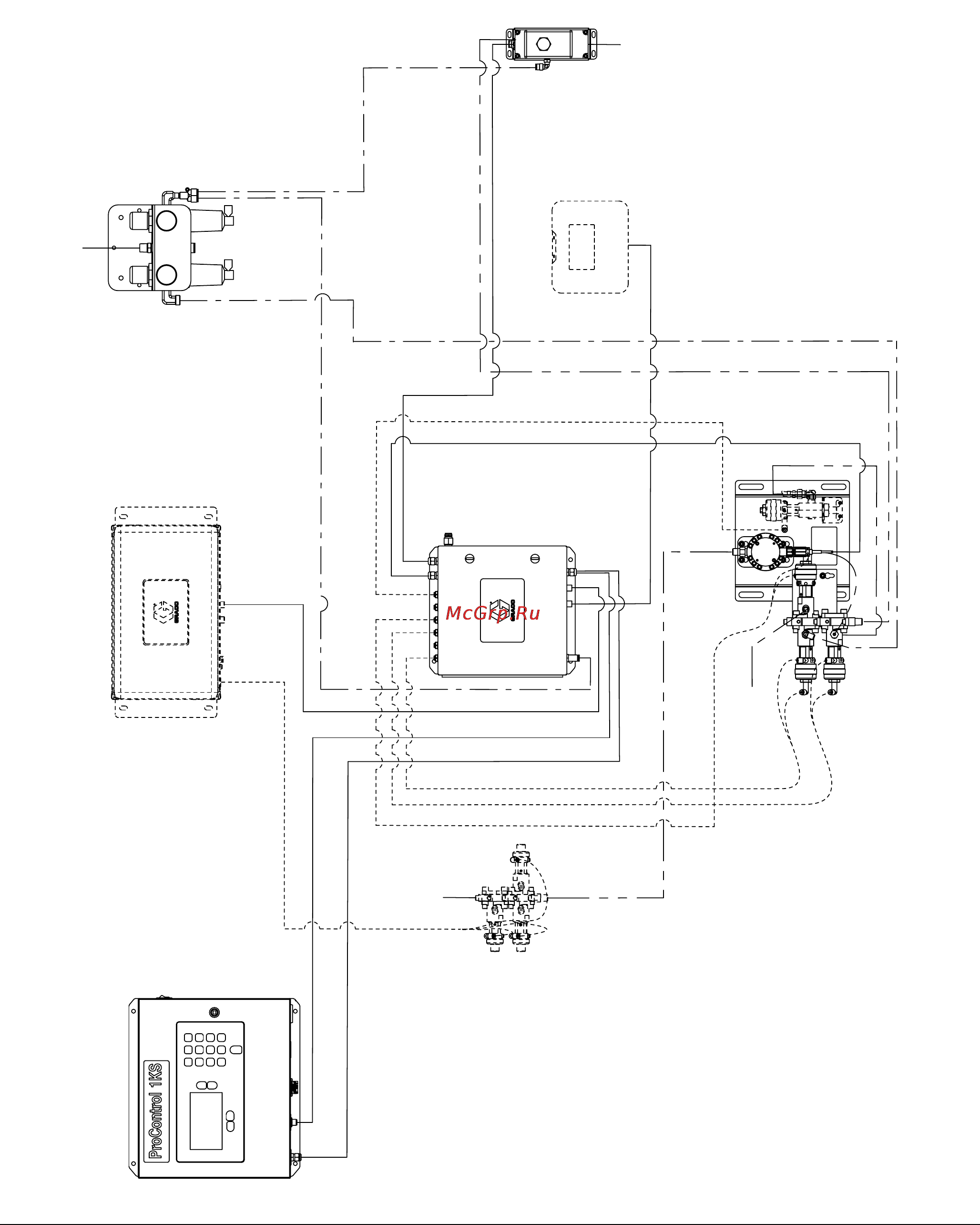 Graco ProControl 1KS [15/36] Procontrol 1ks system layout drawing