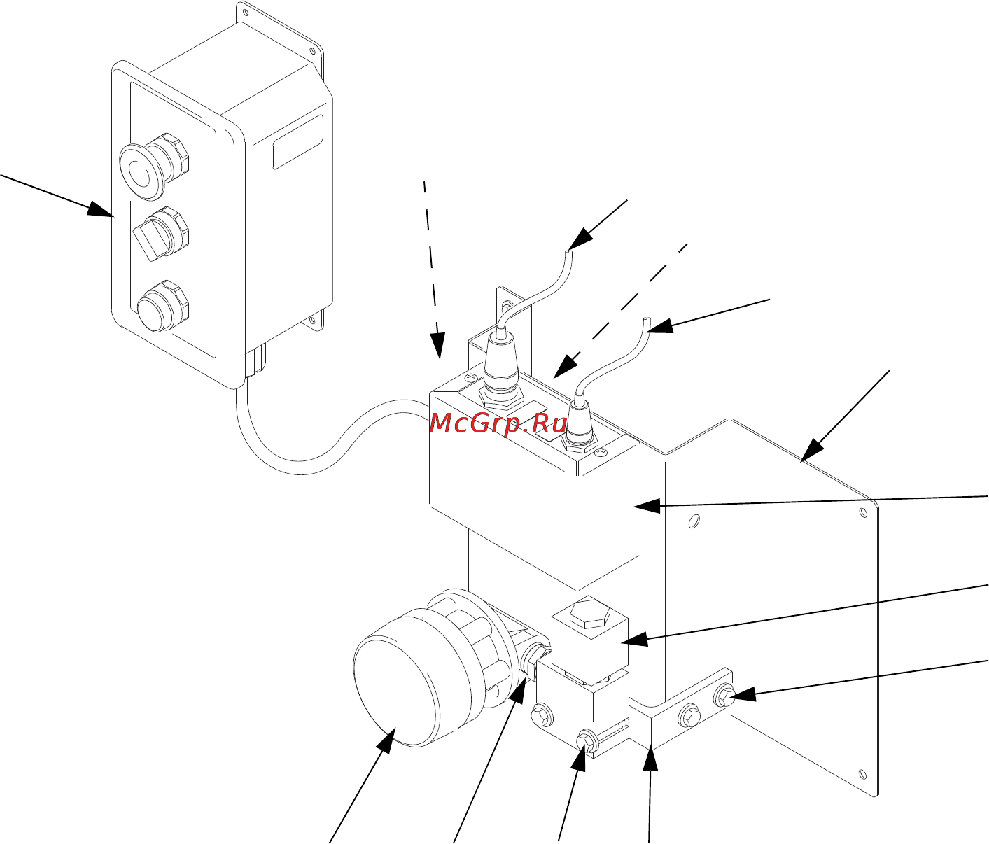 Graco ProDispense [64/74] Part no 244599 fluid panel