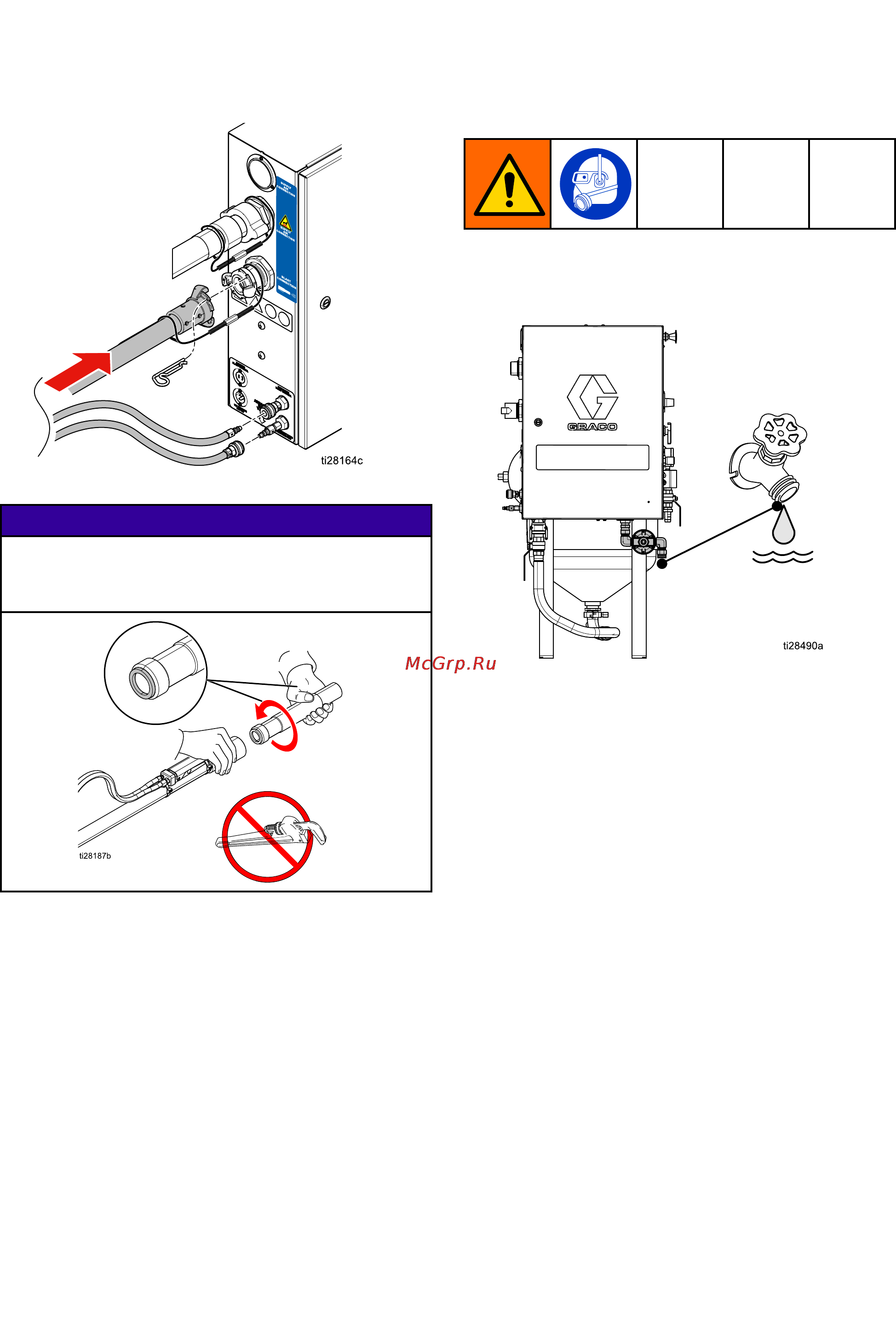 Graco EcoQuip 2 EQm [13/74] Connecting the water hose eqm and eqs2 elite only