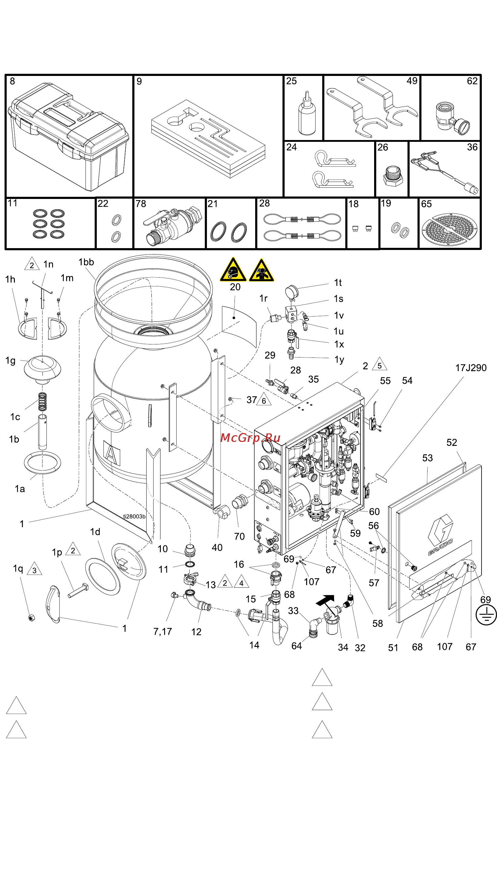 Graco EcoQuip 2 EQs Elite [44/74] Eq200t eq200t eq200t and and and eq400t eq400t eq400t parts parts parts