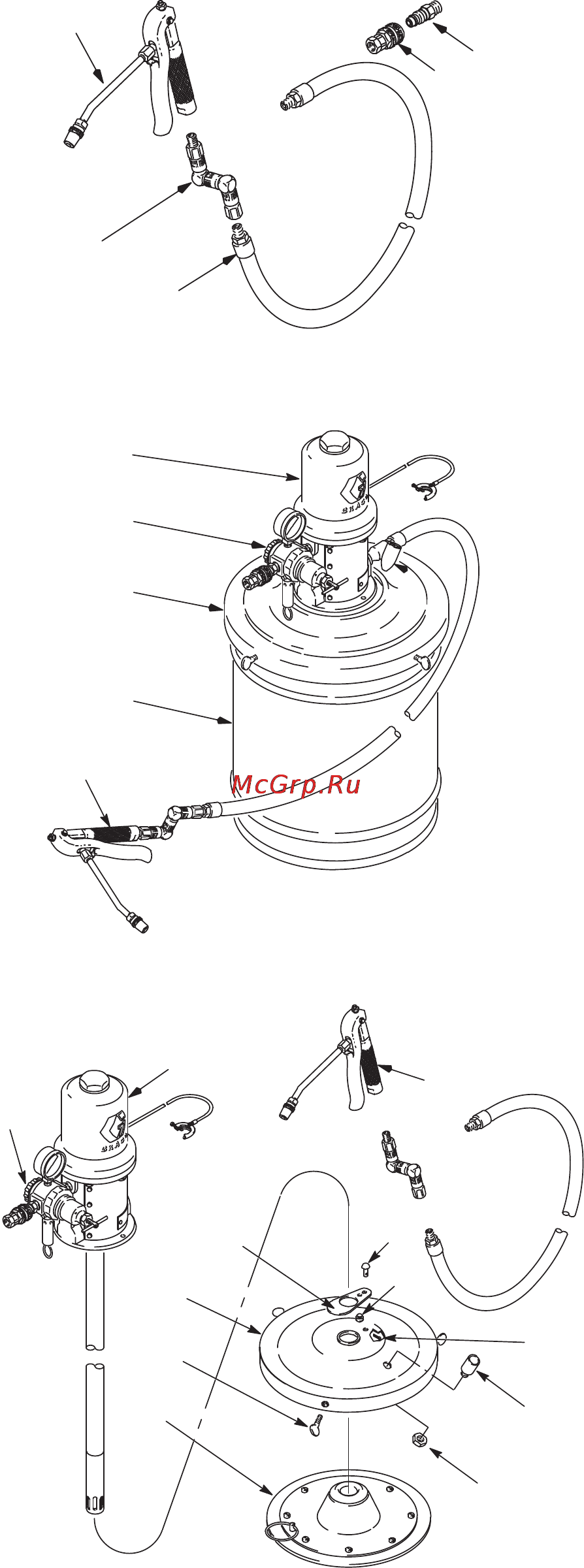 Graco Fire-Ball 300 [12/18] Model 222069 245694 240885 25 lb to 50 lb pail size