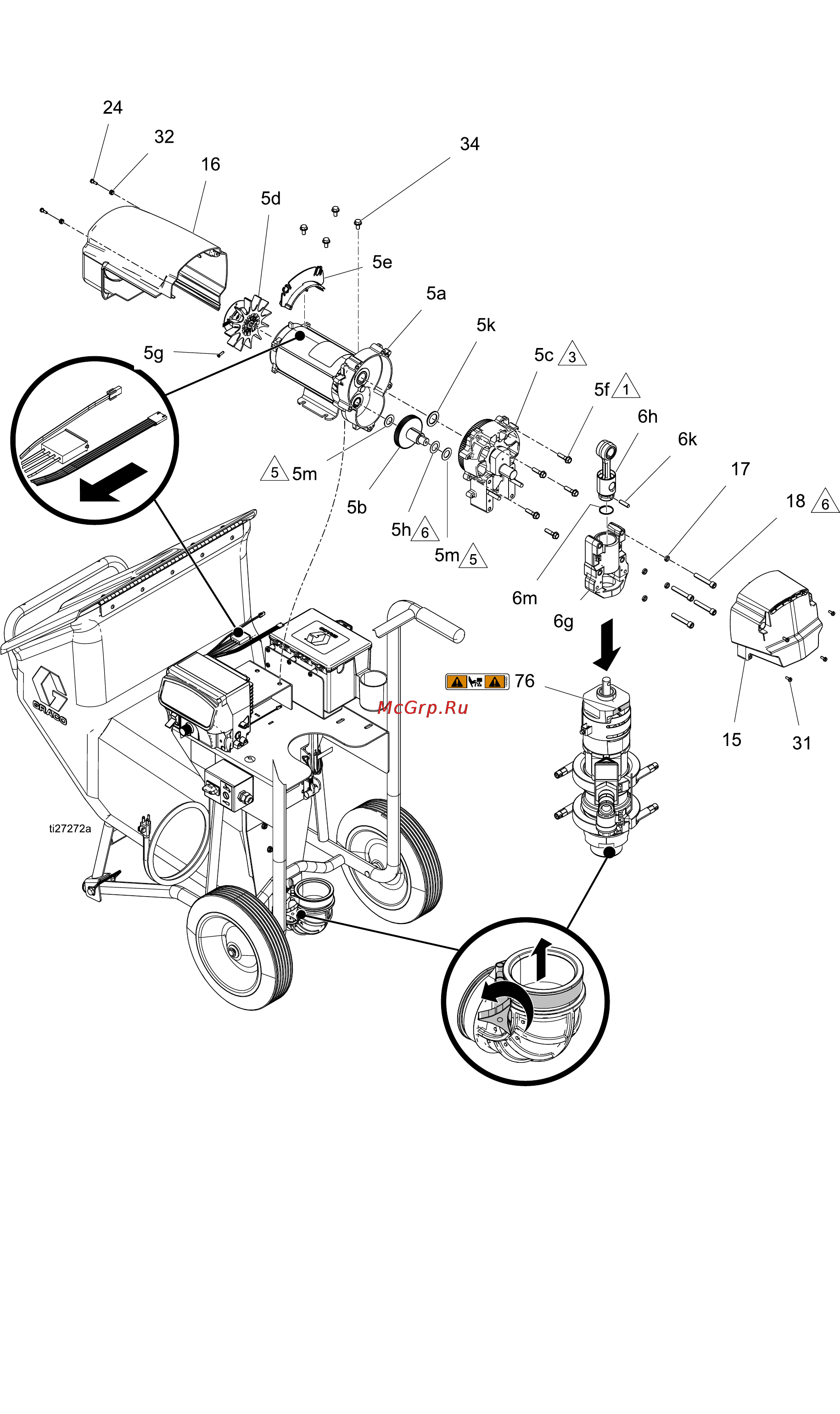 Graco ToughTek F340e Инструкция по эксплуатации онлайн [36/44] 167973