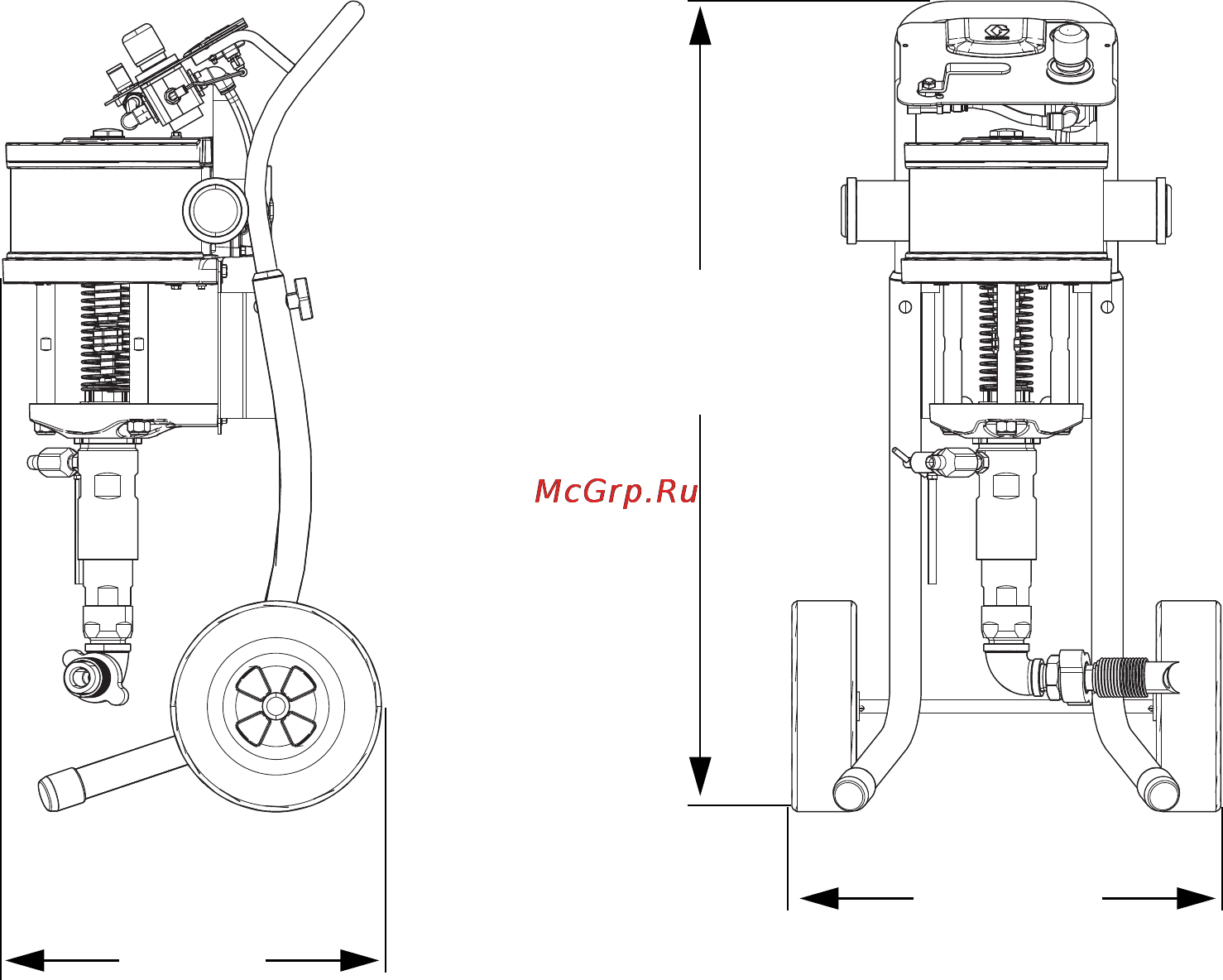 Graco Merkur X48 [28/30] Габариты