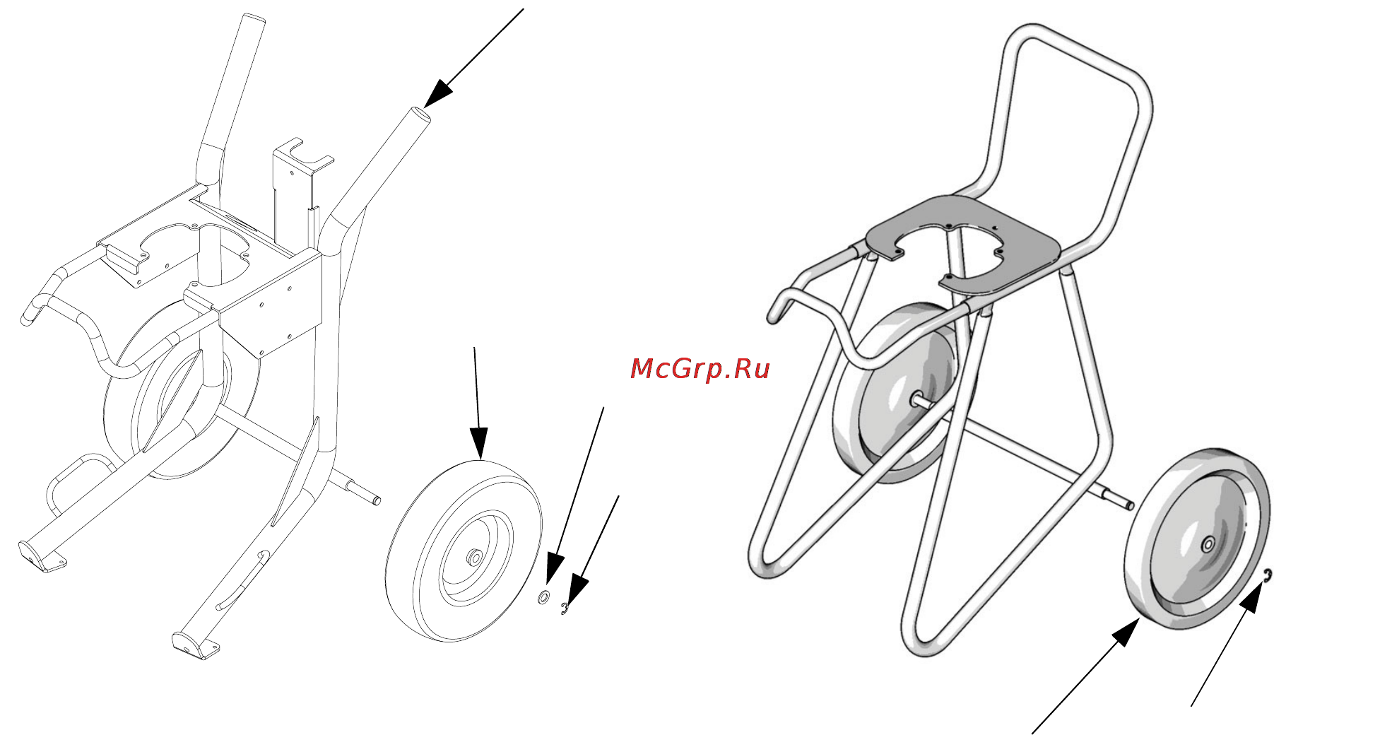 Graco Xtreme NXT X70 [42/60] Детали тележек
