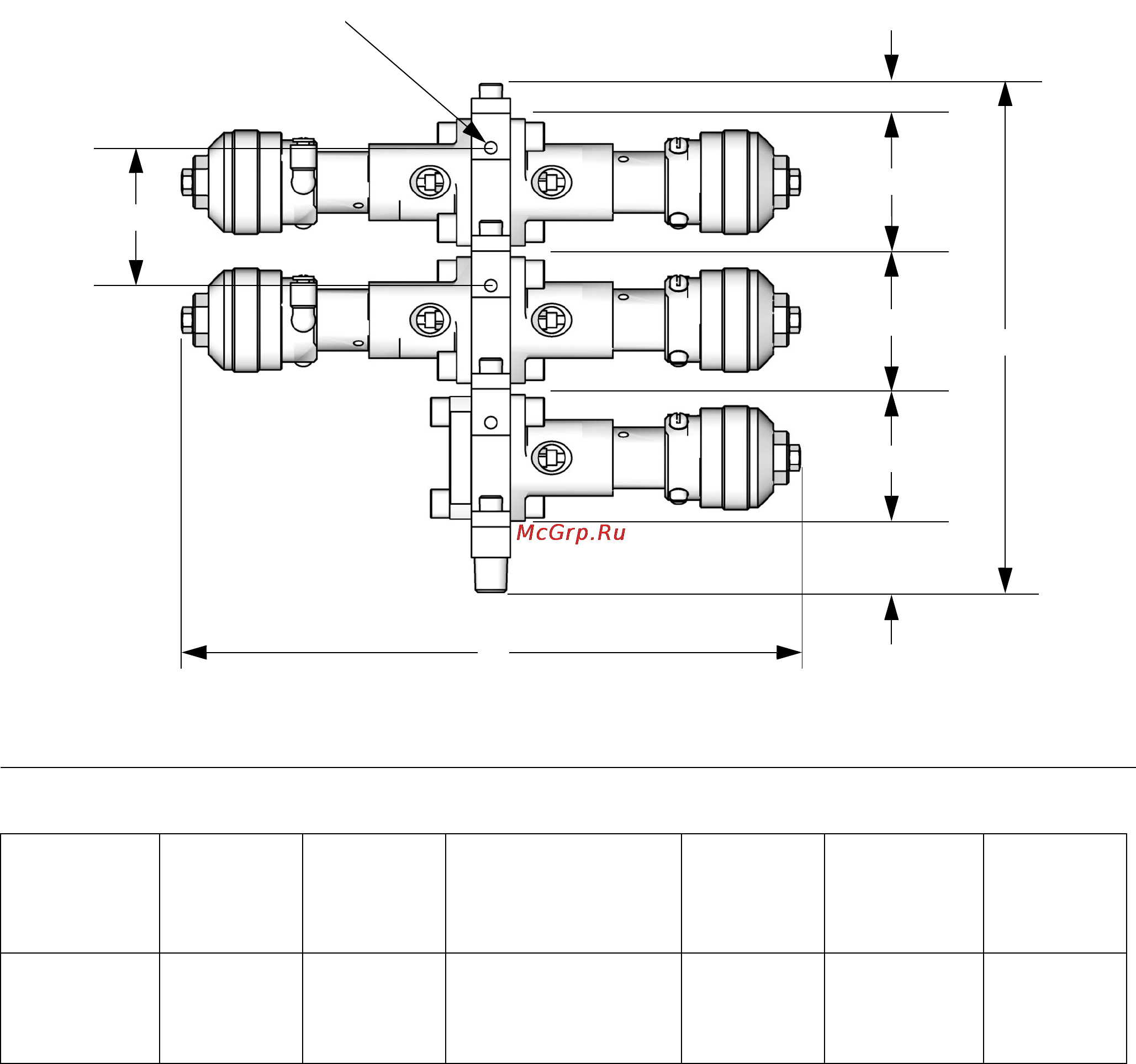 Graco 256994 [11/12] High pressure valve stack dimensions