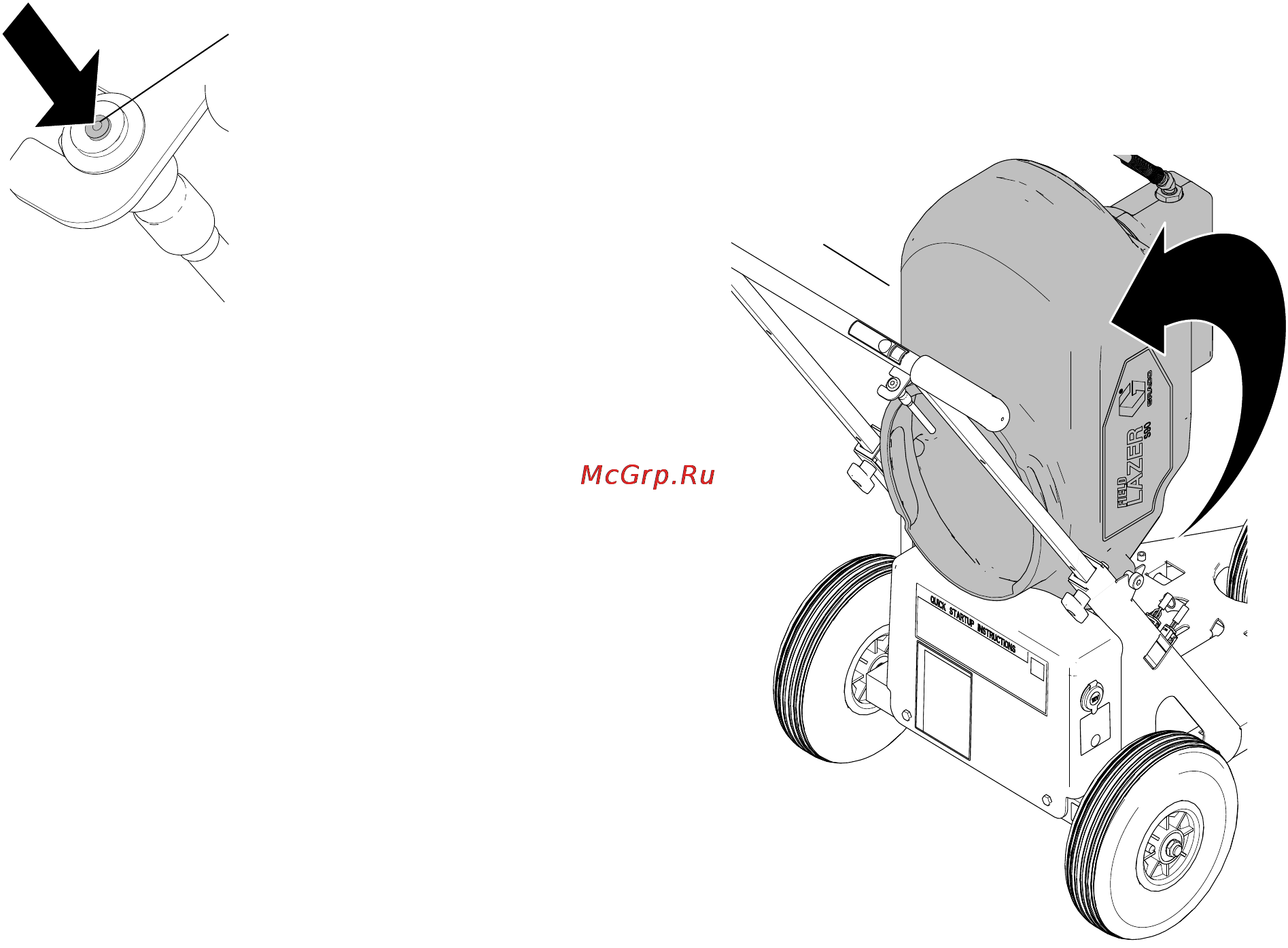 Graco FieldLazer S90 [12/38] Опорожнение бака для краски