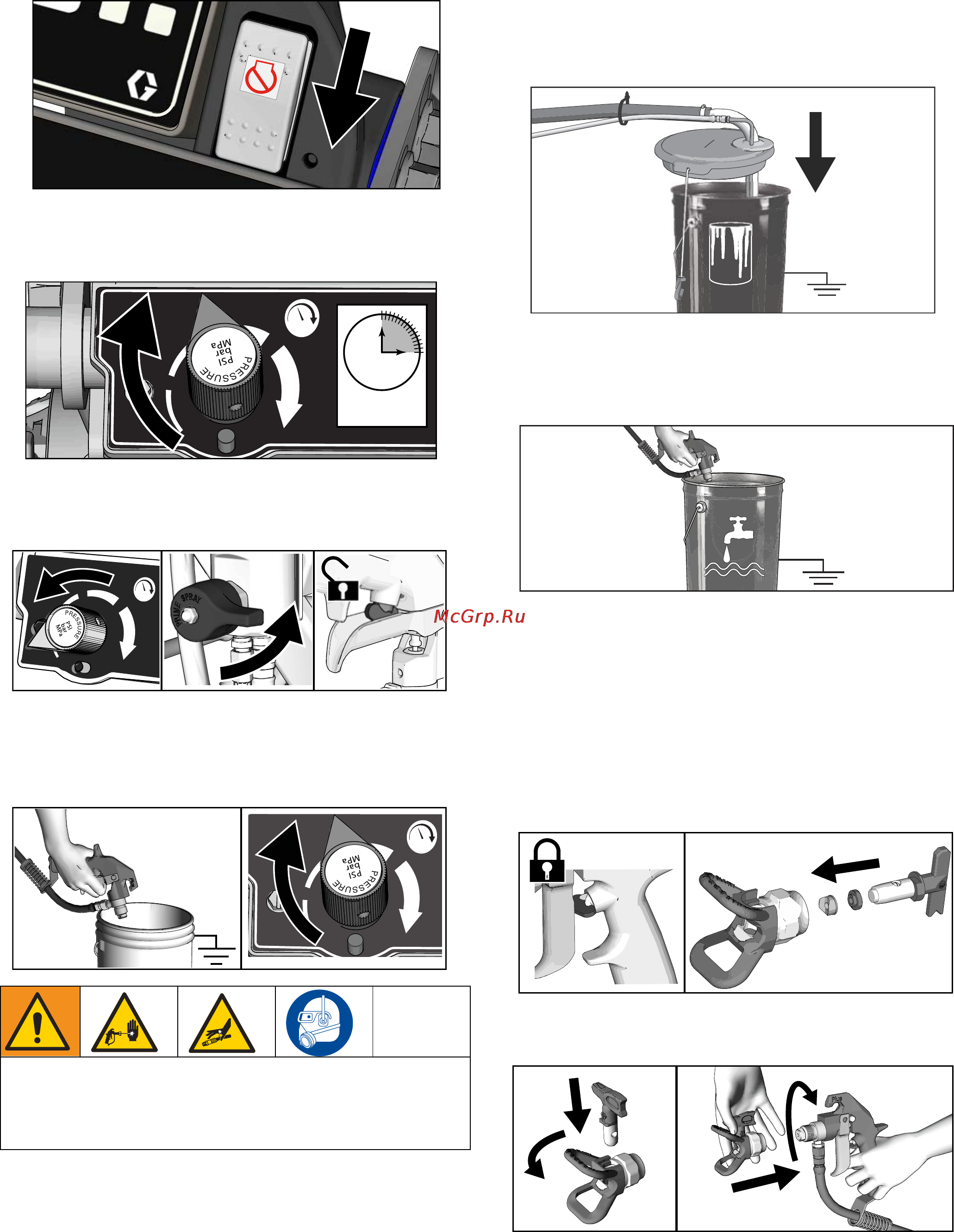Graco LineLazer V 5900 [14/64] Наконечник switchtip и узел защитной насадки