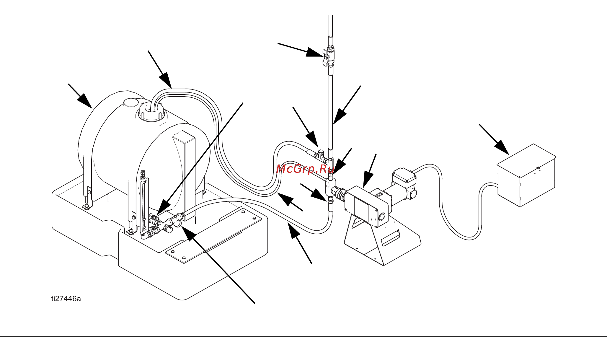 Graco Wolverine Basic [15/62] Typical installation ordinary locations