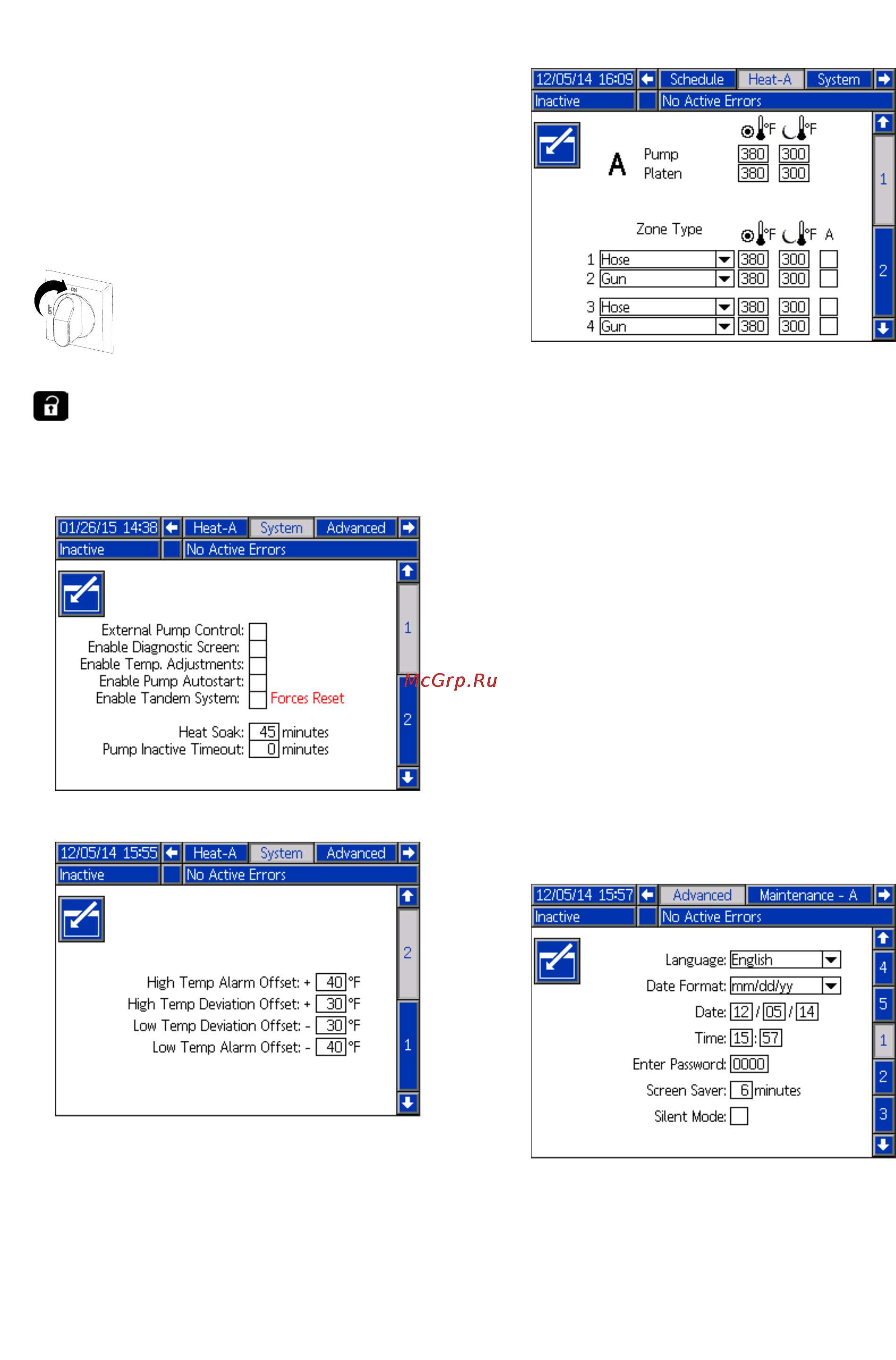 Graco Therm-O-Flow 20 [23/108] Select adm settings