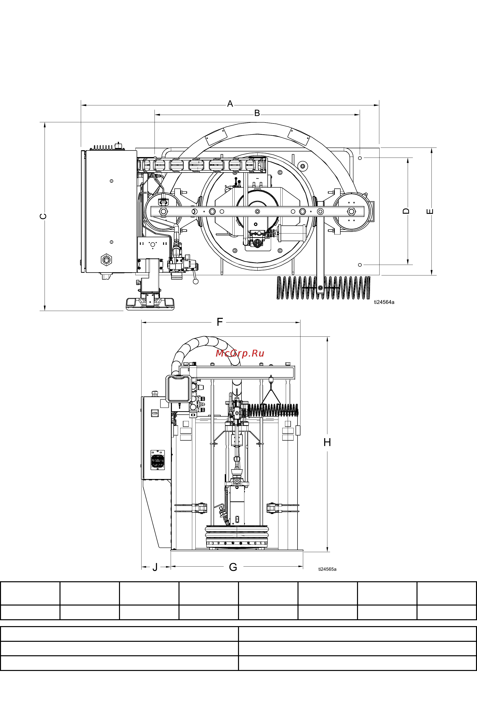 Graco Therm-O-Flow 200 [107/109] Dimensions