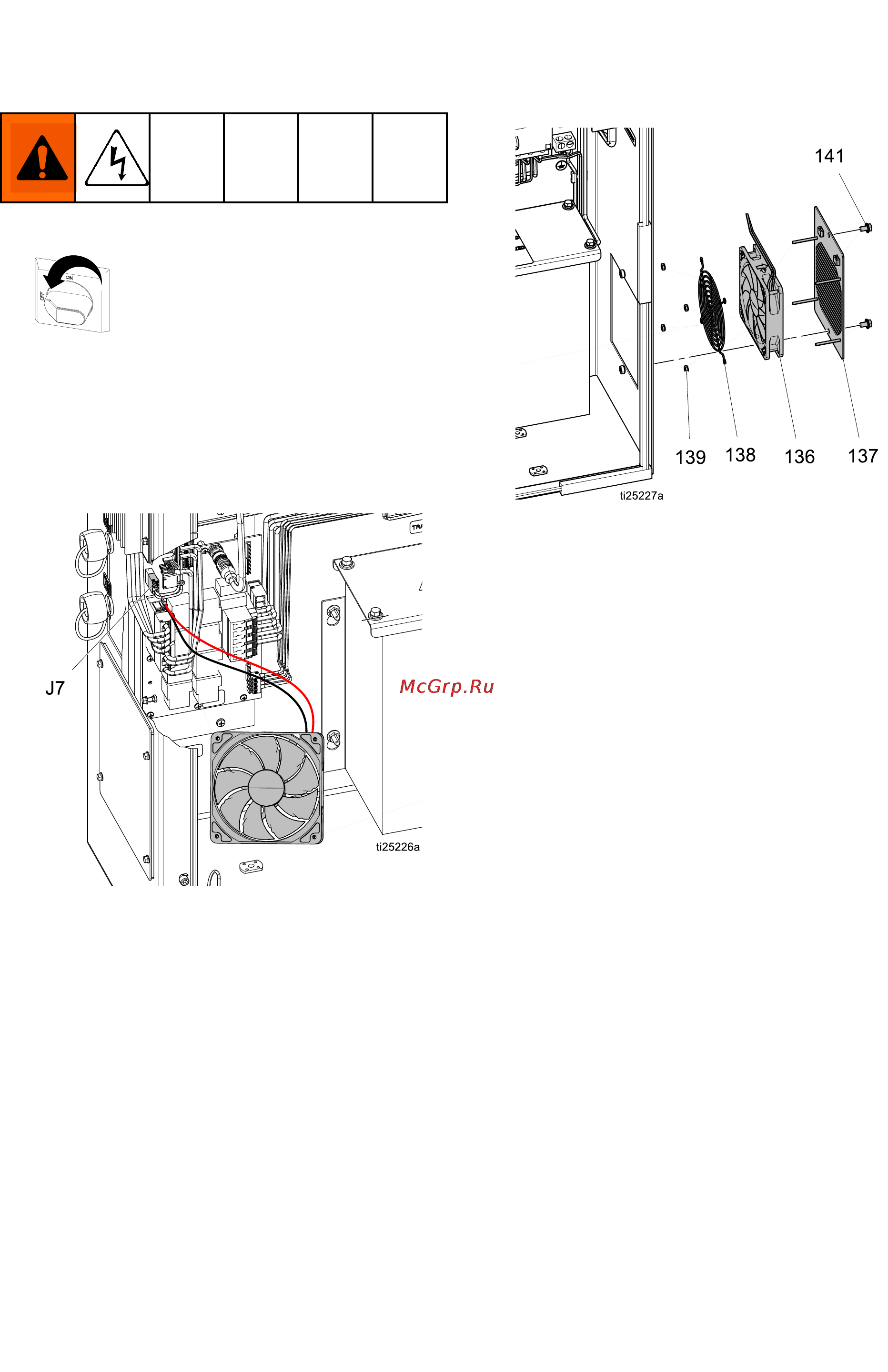 Graco Therm-O-Flow 200 [54/109] Replace fan