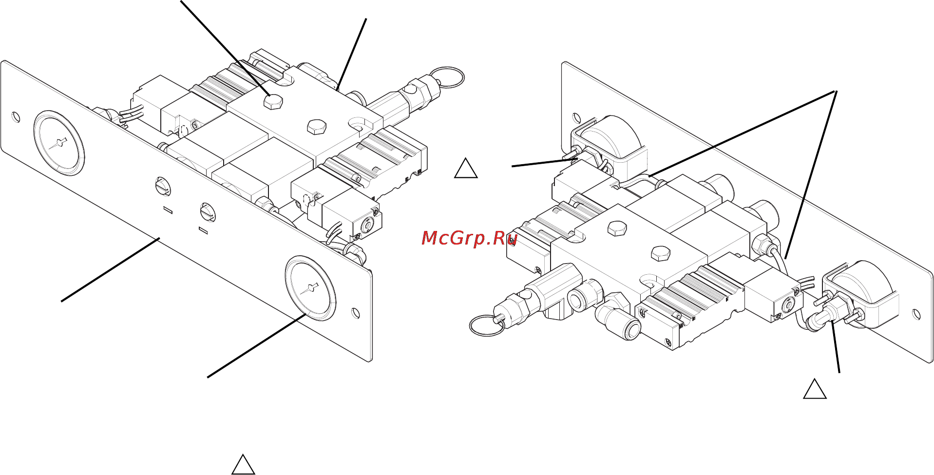 Graco InvisiPac HM50 [112/150] Air controls assembly