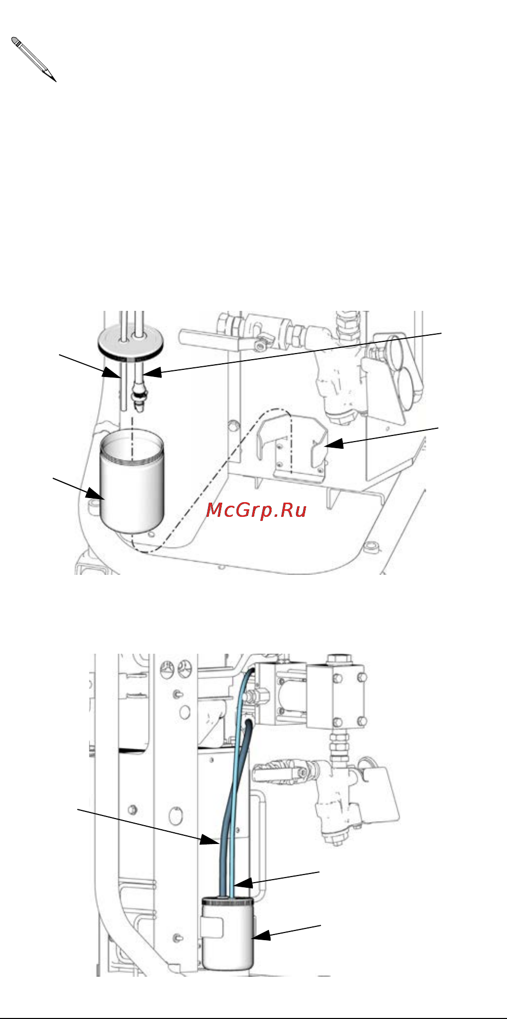 Graco Reactor H-XP3 [49/56] Система смазки насоса