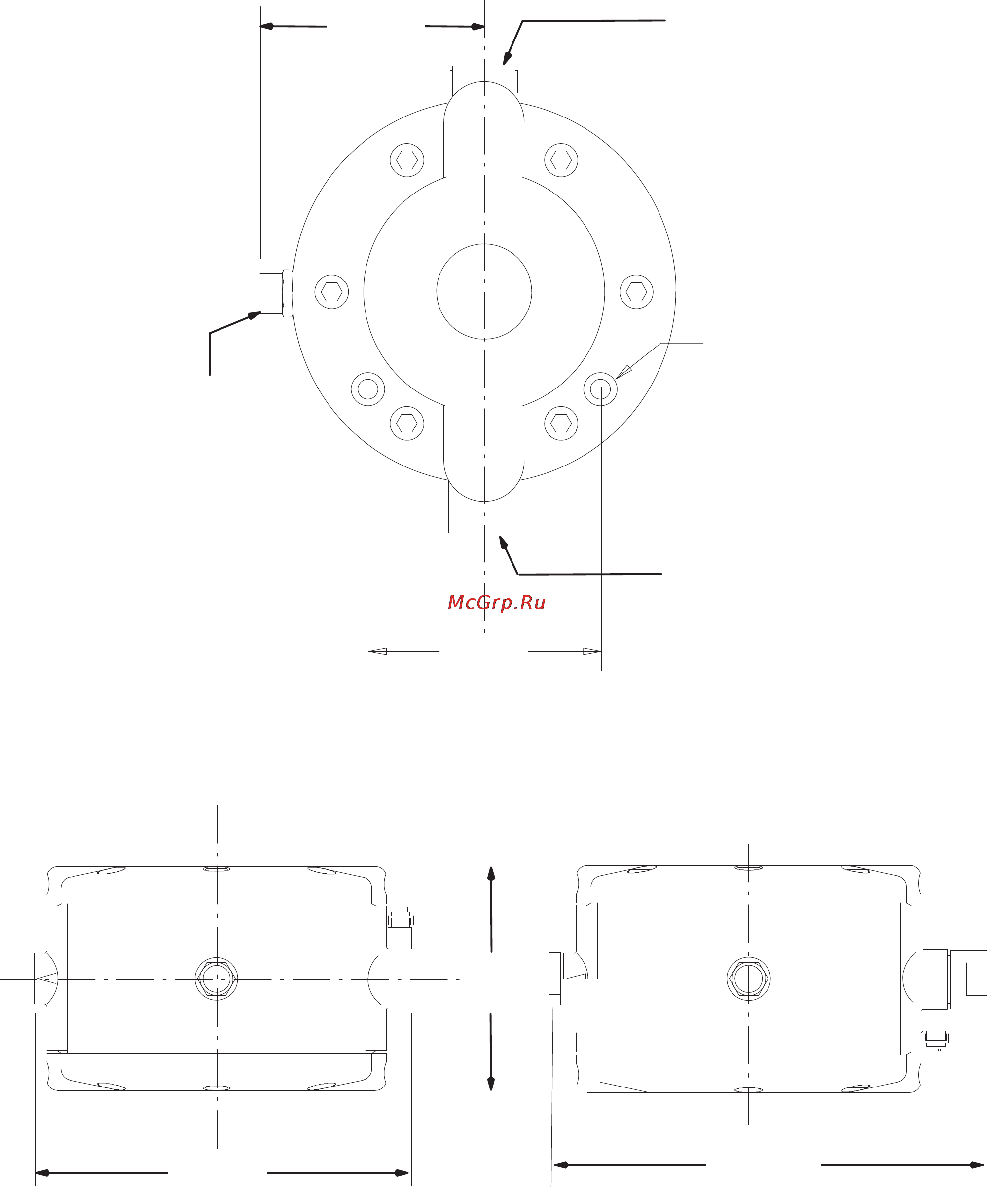 Graco TRITON 308 [25/26] Габариты