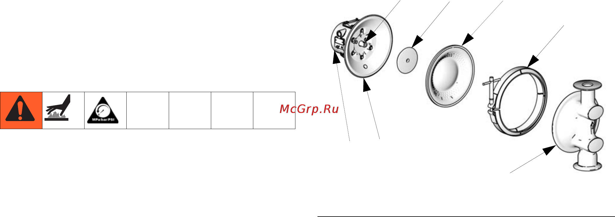 Graco SaniForce 1040 [22/54] Ремонт переформованной мембраны