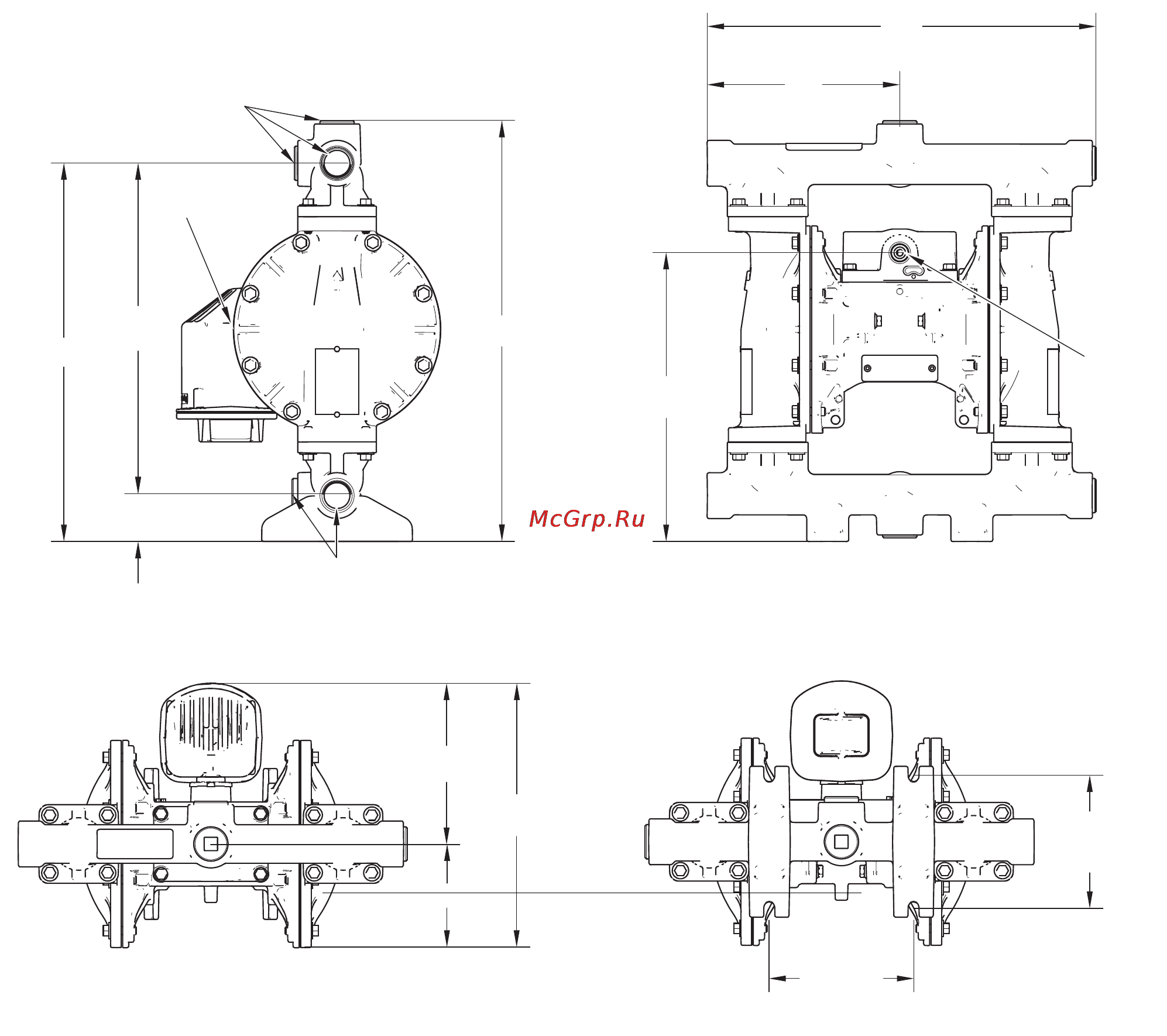 Graco Husky 1050P [18/24] Параметры и монтаж